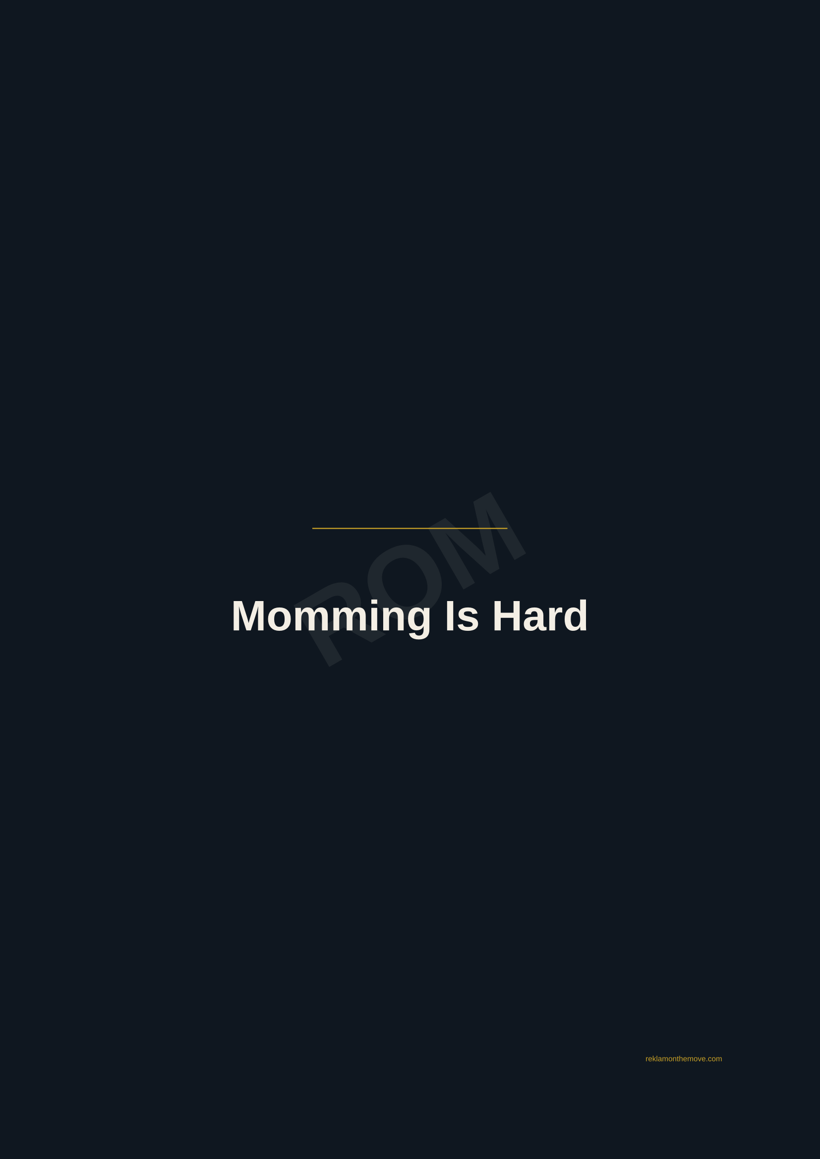 Momming Is Hard · Gece — ROM dijital ürün önizlemesi (filigranlı)