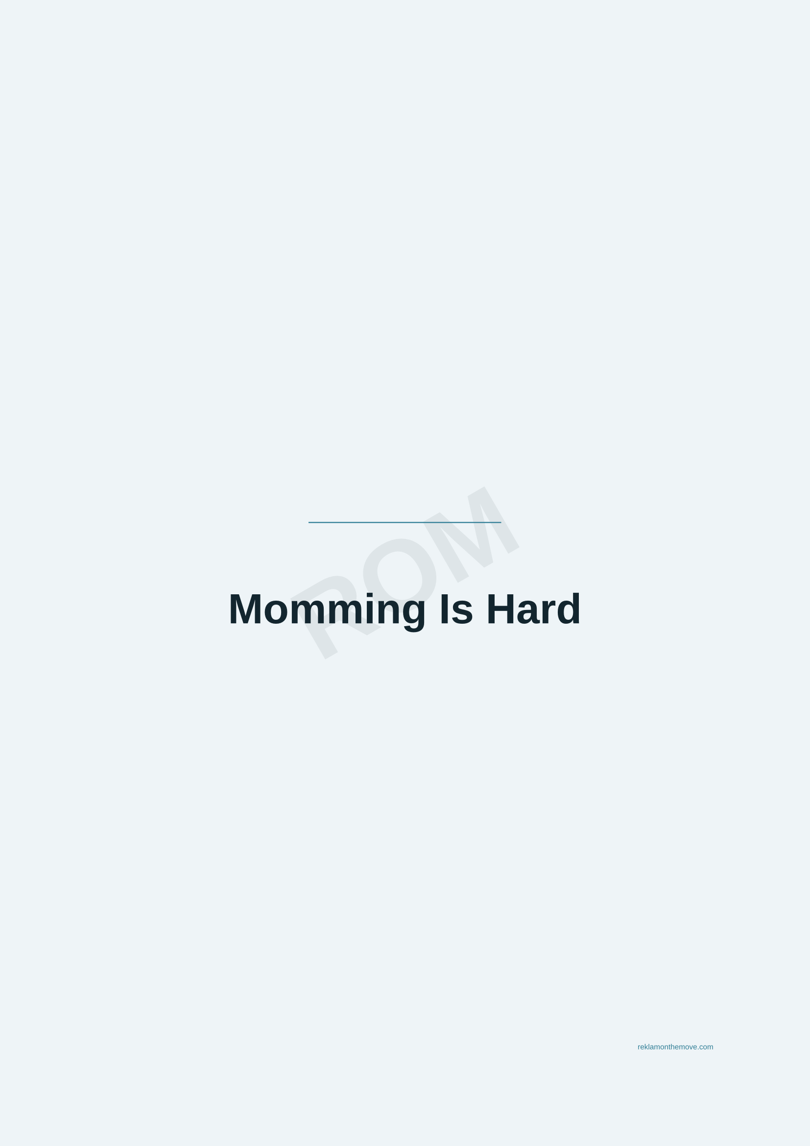 Momming Is Hard · Okyanus — ROM dijital ürün önizlemesi (filigranlı)