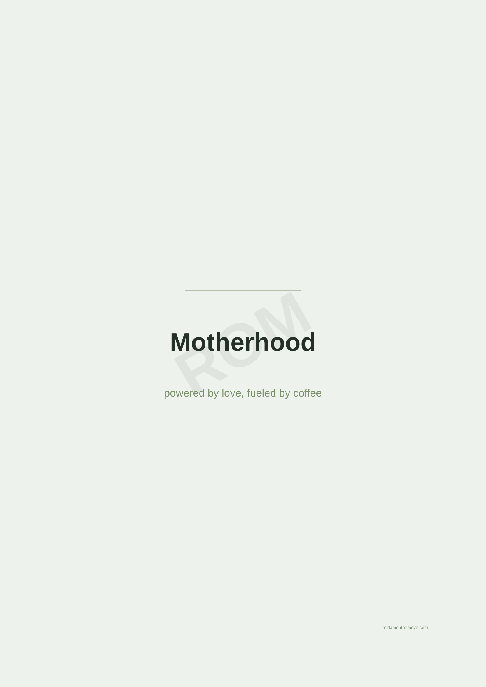 Motherhood · Adaçayı — ROM dijital ürün önizlemesi (filigranlı)