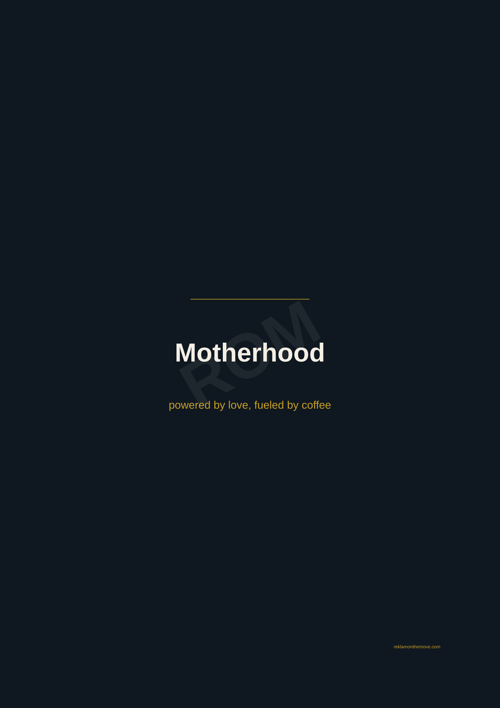 Motherhood · Gece — ROM dijital ürün önizlemesi (filigranlı)