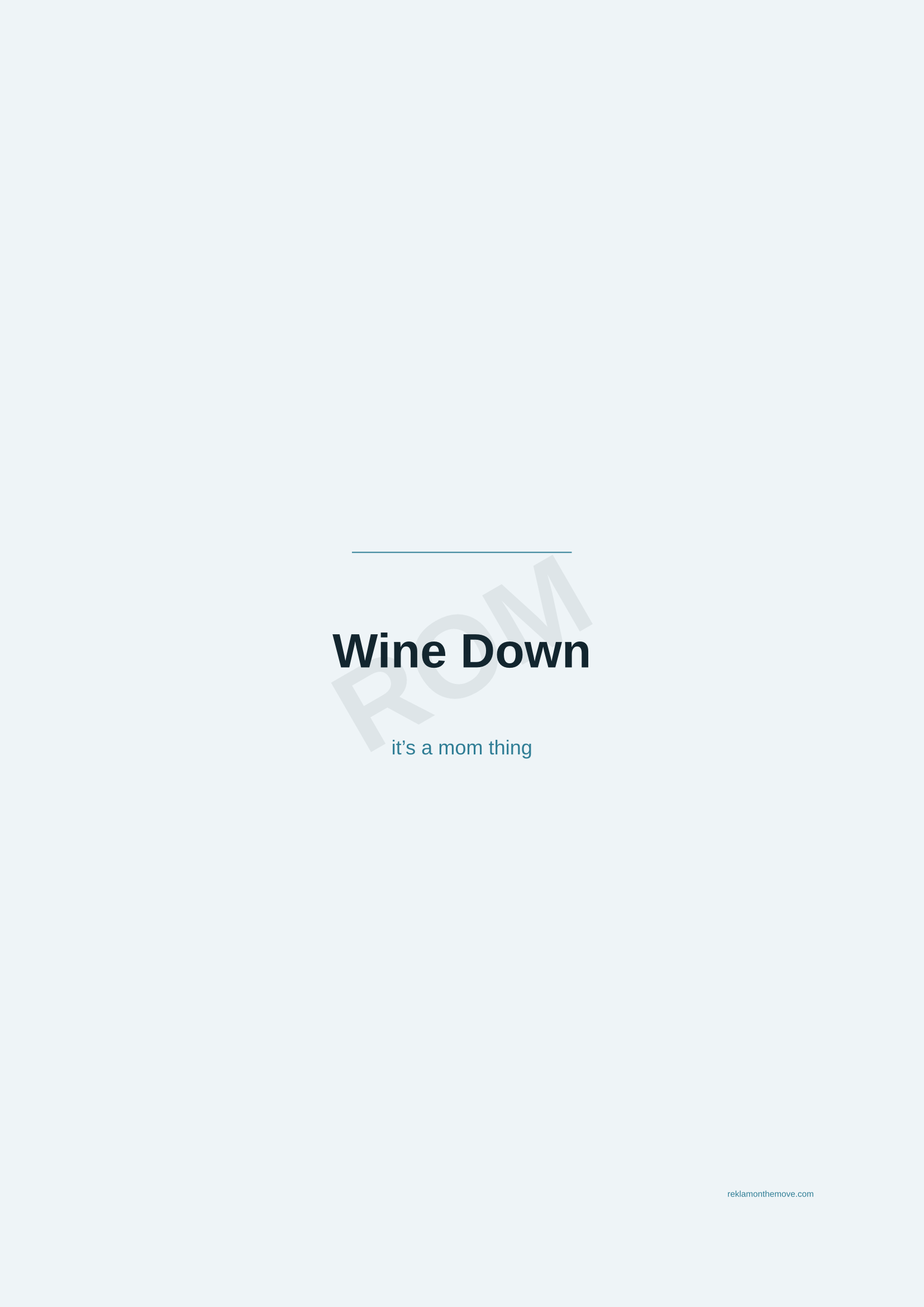 Wine Down · Okyanus — ROM dijital ürün önizlemesi (filigranlı)