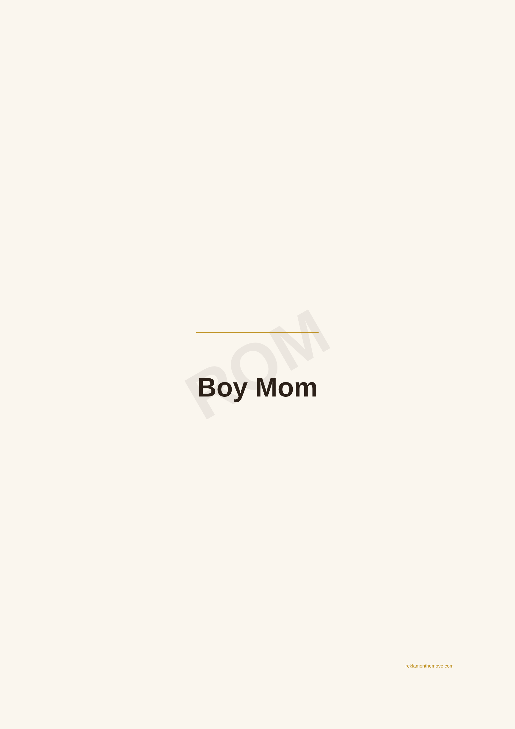Boy Mom · Espresso — ROM dijital ürün önizlemesi (filigranlı)