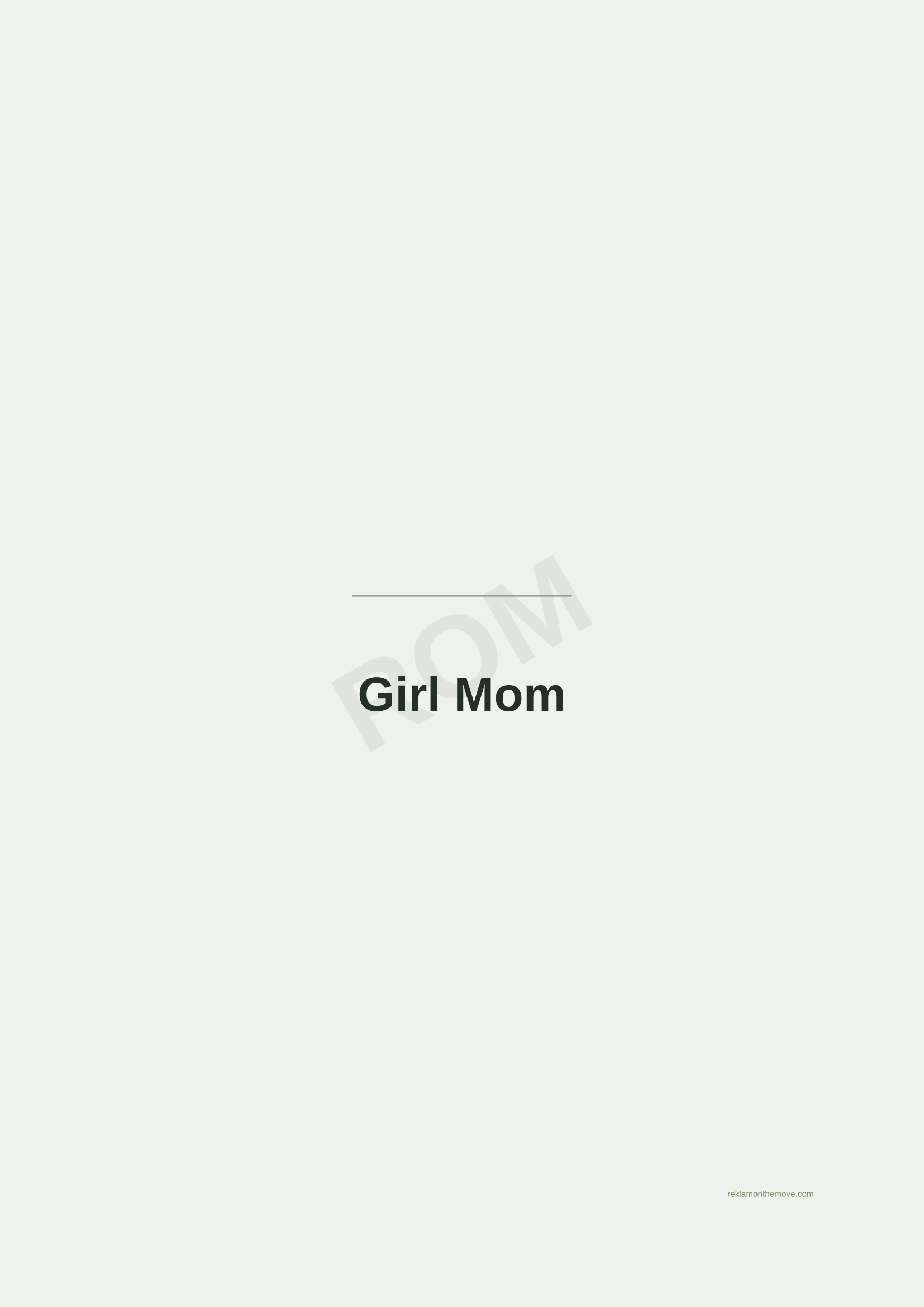 Girl Mom · Adaçayı — ROM dijital ürün önizlemesi (filigranlı)