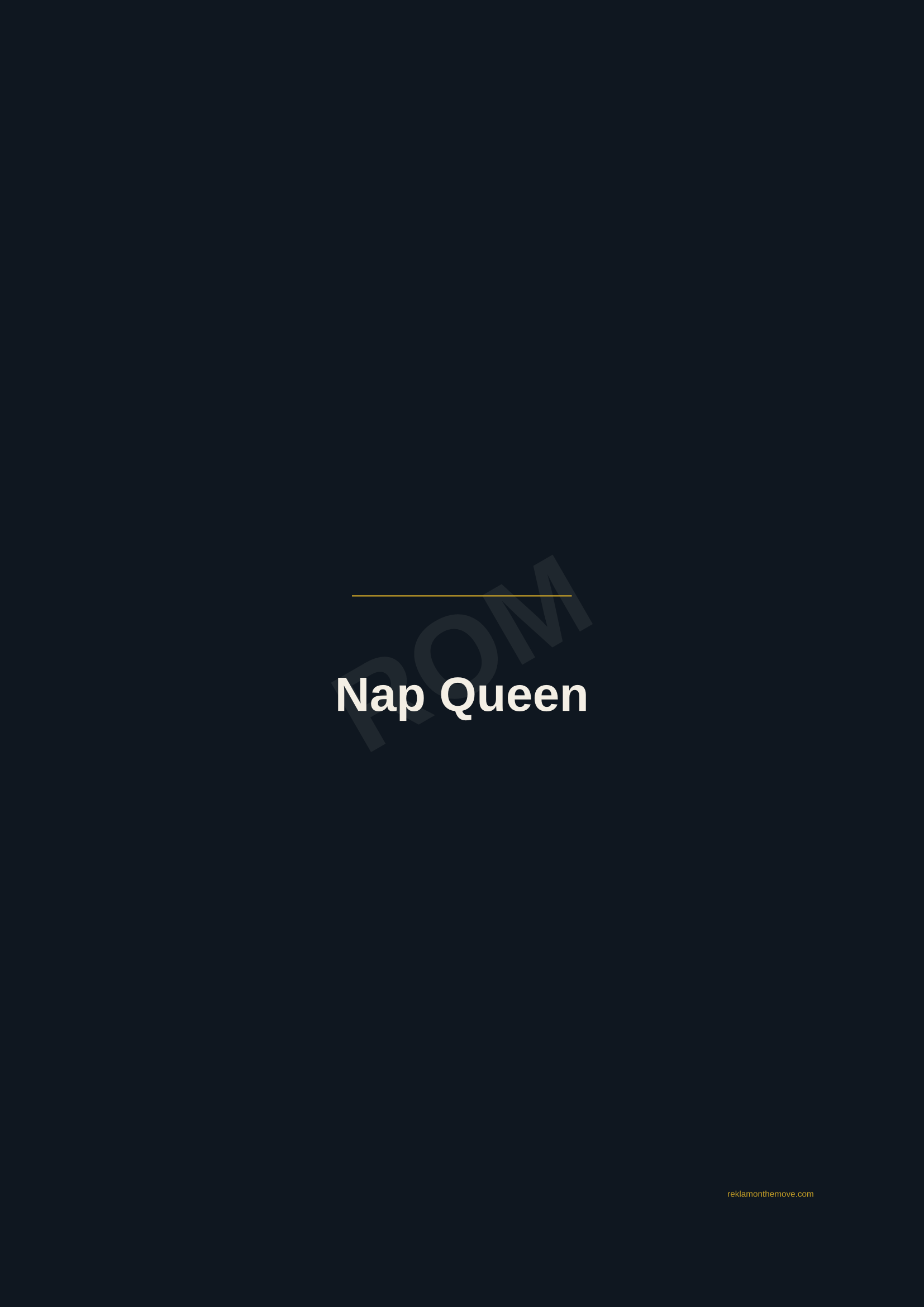 Nap Queen · Gece — ROM dijital ürün önizlemesi (filigranlı)