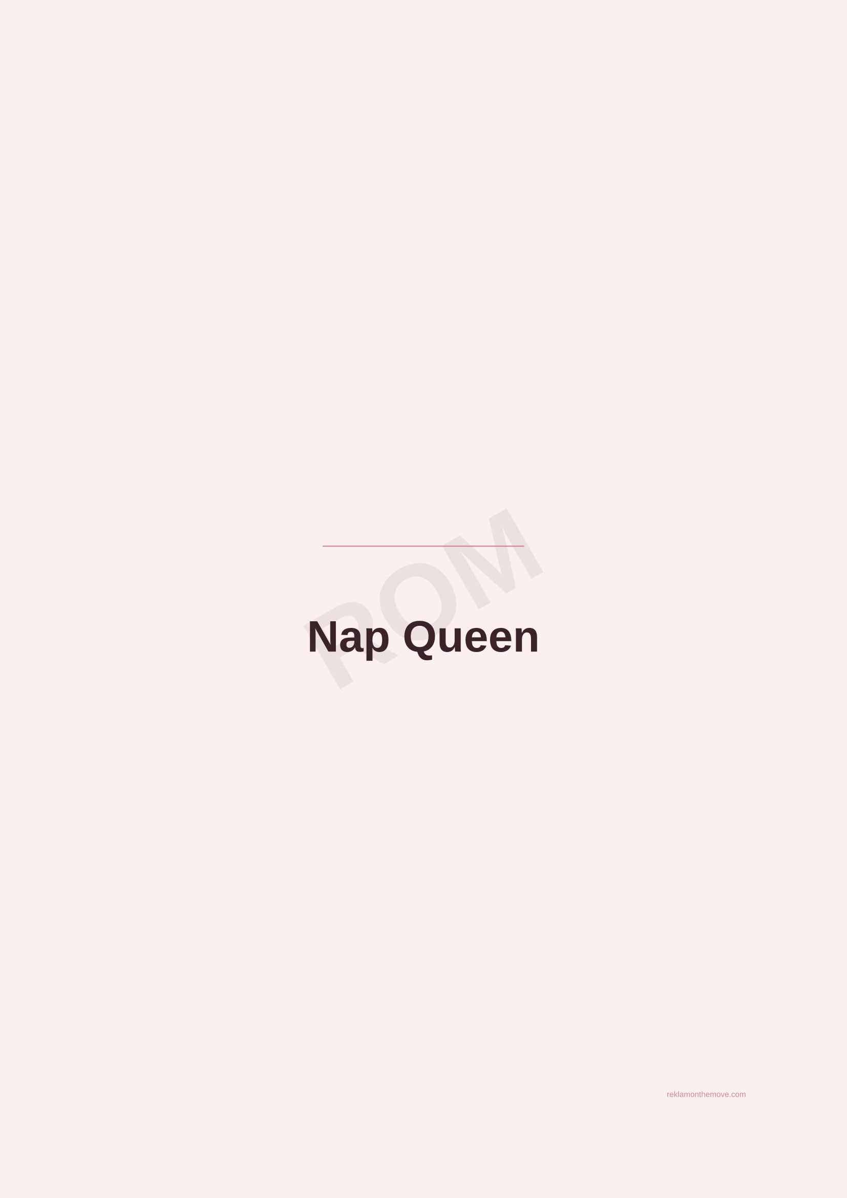 Nap Queen · Gül — ROM dijital ürün önizlemesi (filigranlı)