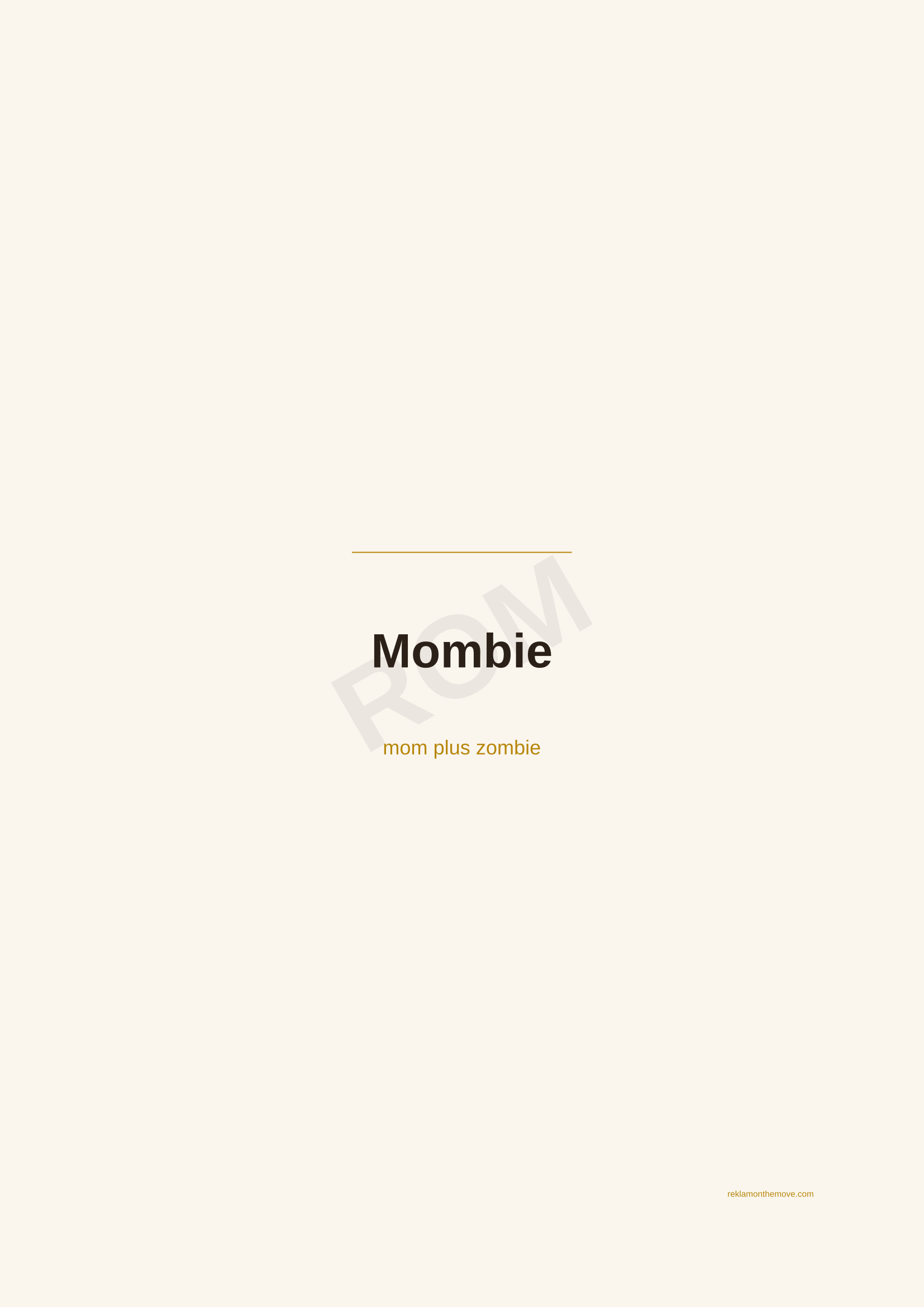 Mombie · Espresso — ROM dijital ürün önizlemesi (filigranlı)
