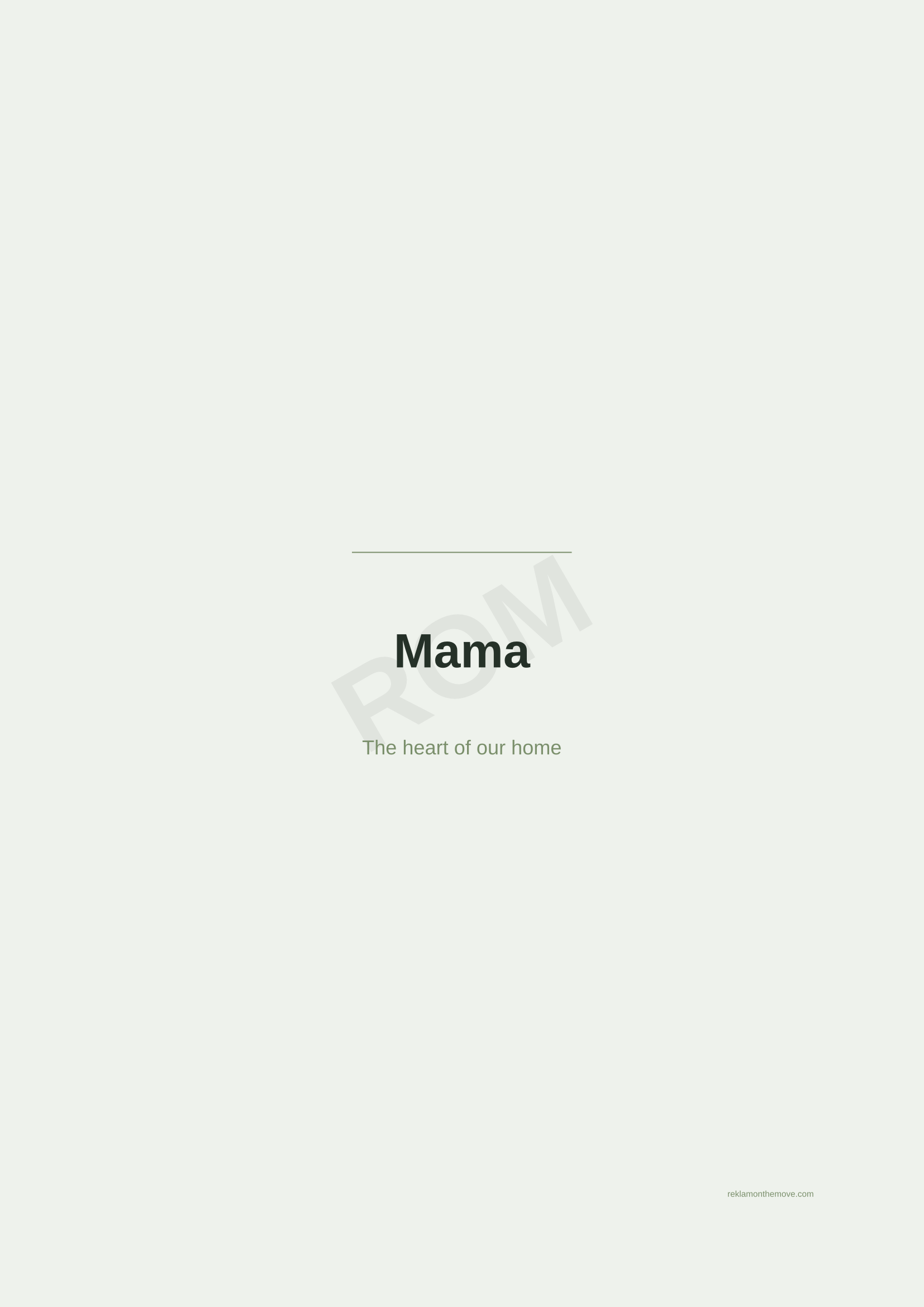Mama · Adaçayı — ROM dijital ürün önizlemesi (filigranlı)