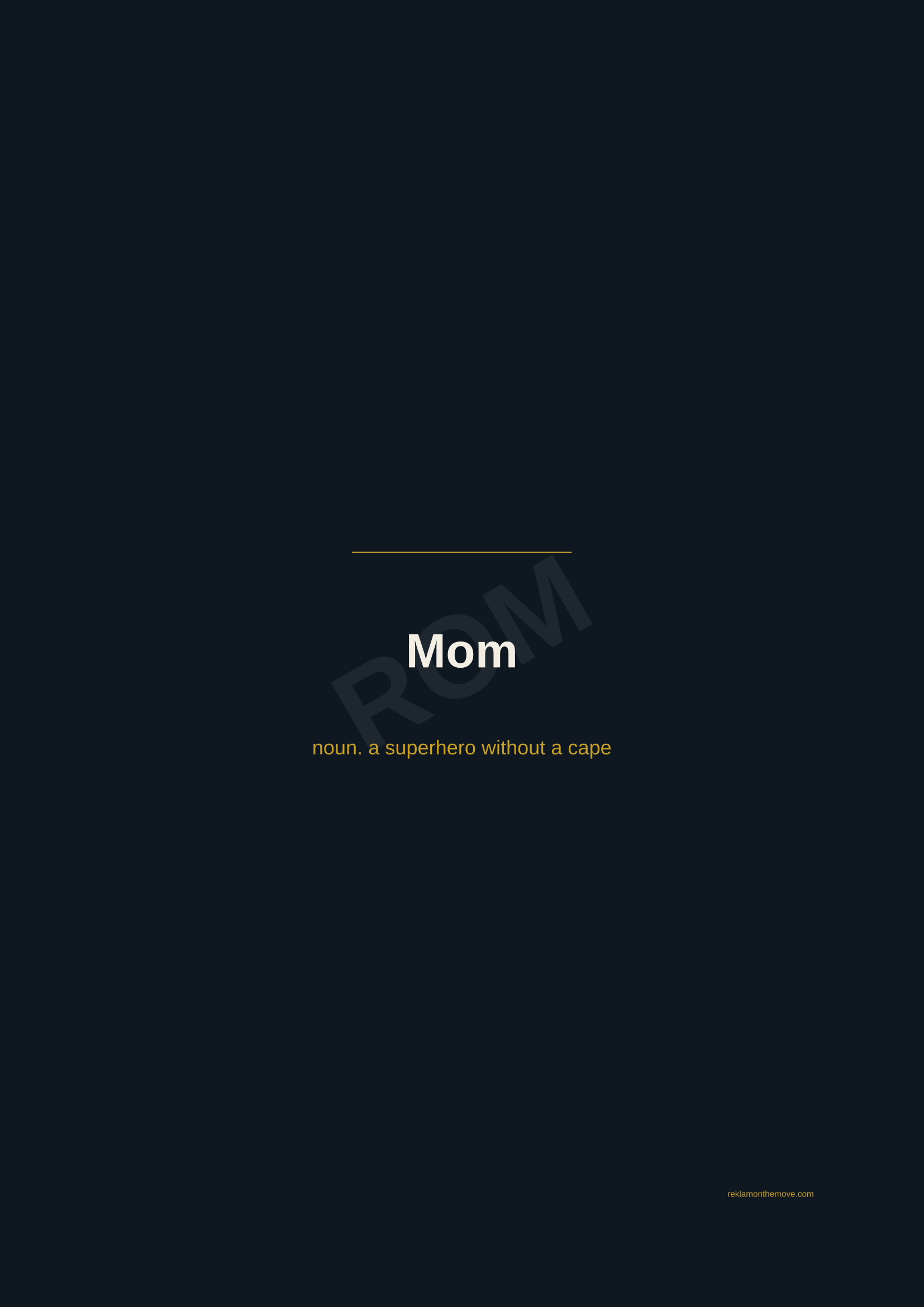 Mom · Gece — ROM dijital ürün önizlemesi (filigranlı)