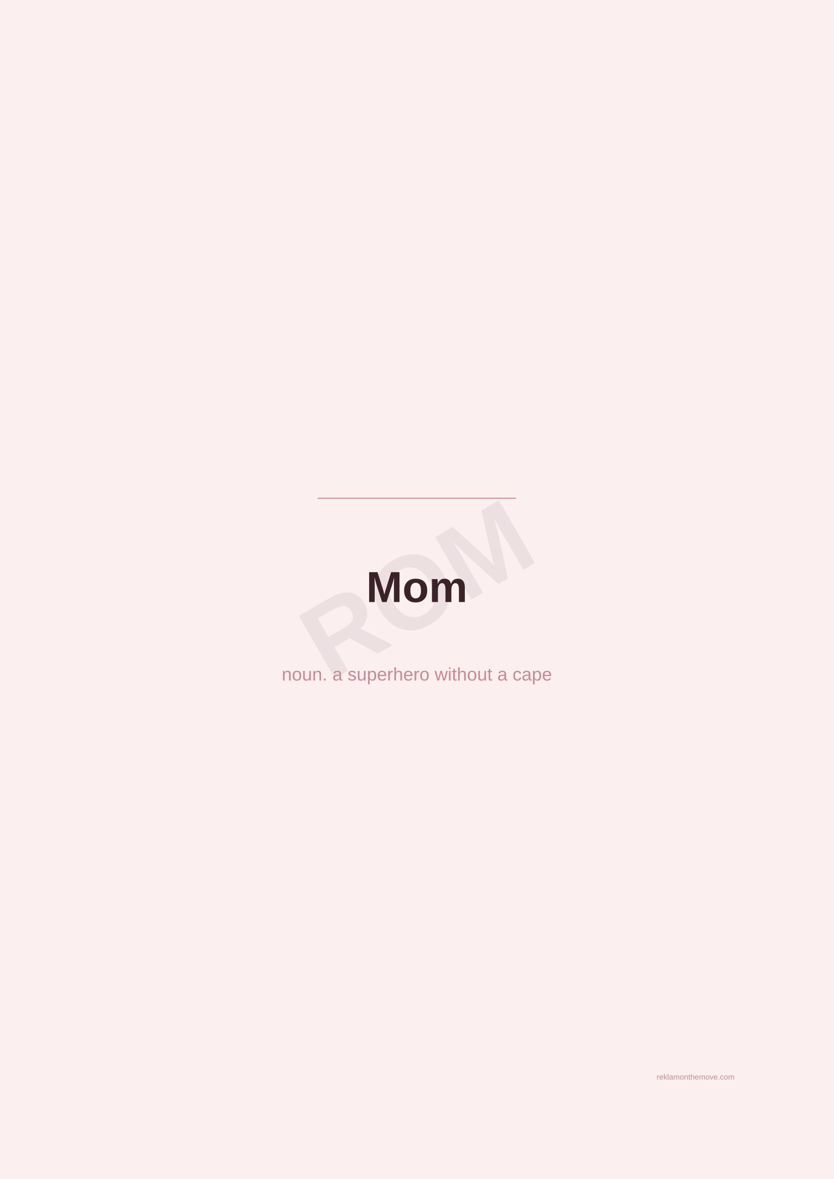 Mom · Gül — ROM dijital ürün önizlemesi (filigranlı)