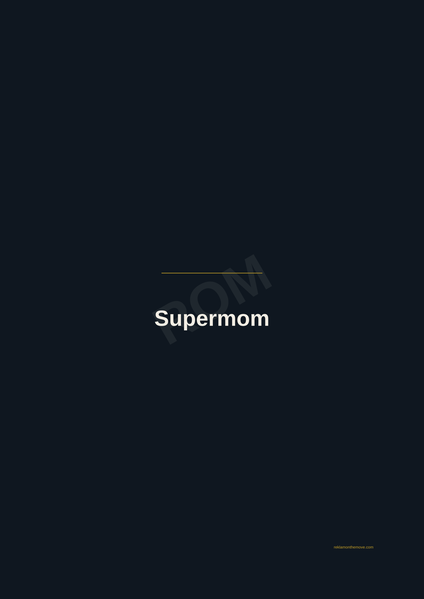 Supermom · Gece — ROM dijital ürün önizlemesi (filigranlı)