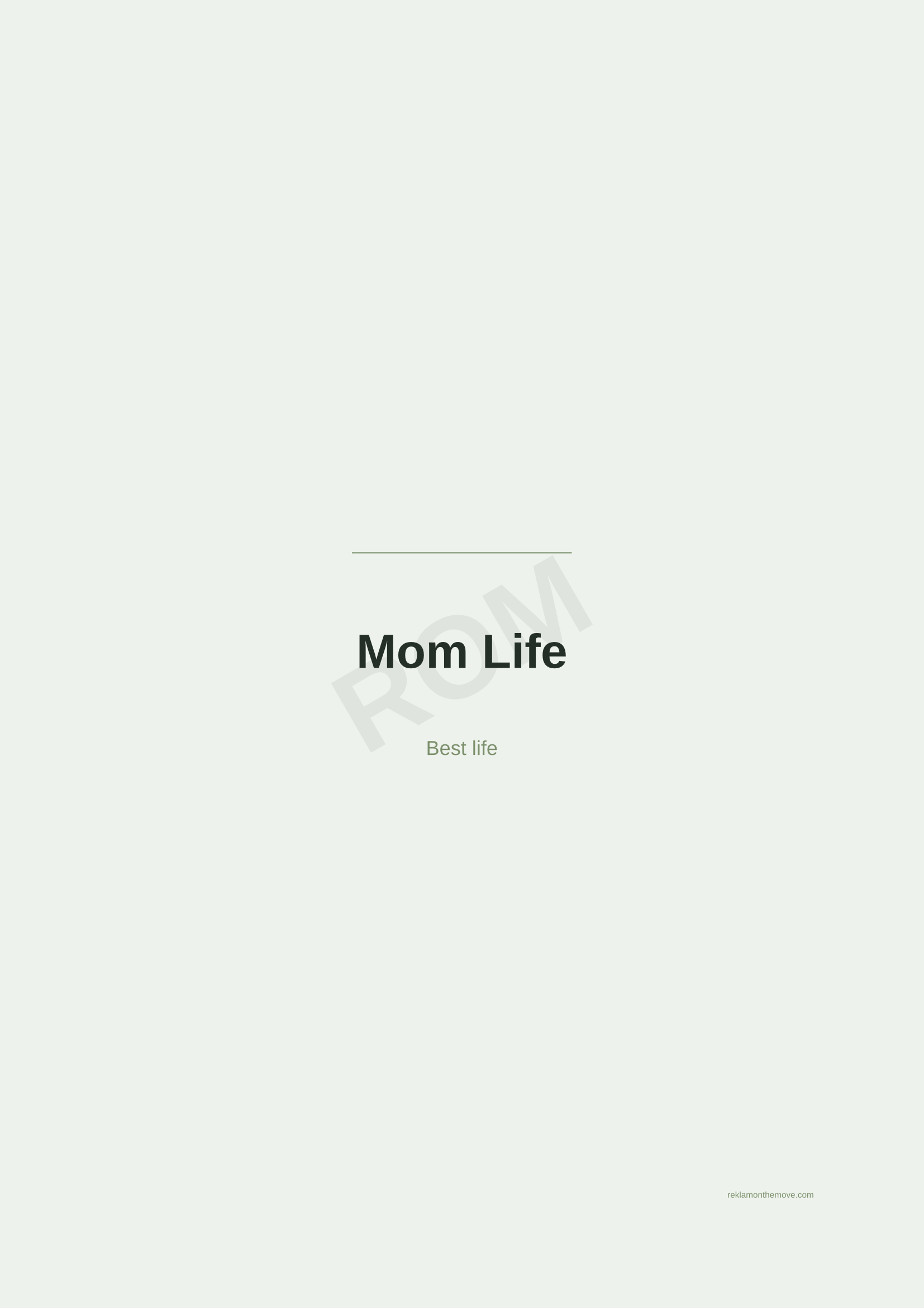 Mom Life · Adaçayı — ROM dijital ürün önizlemesi (filigranlı)