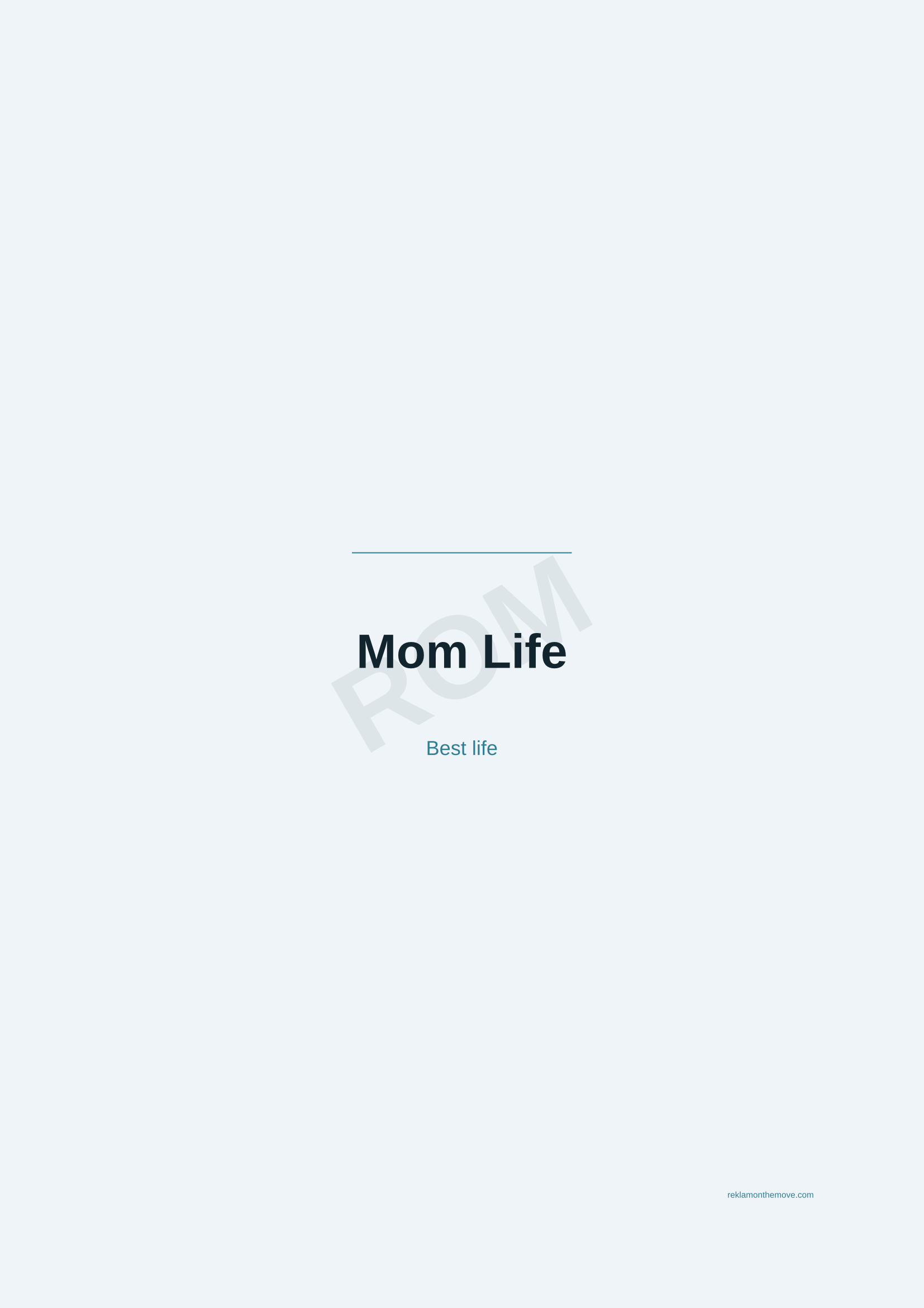 Mom Life · Okyanus — ROM dijital ürün önizlemesi (filigranlı)