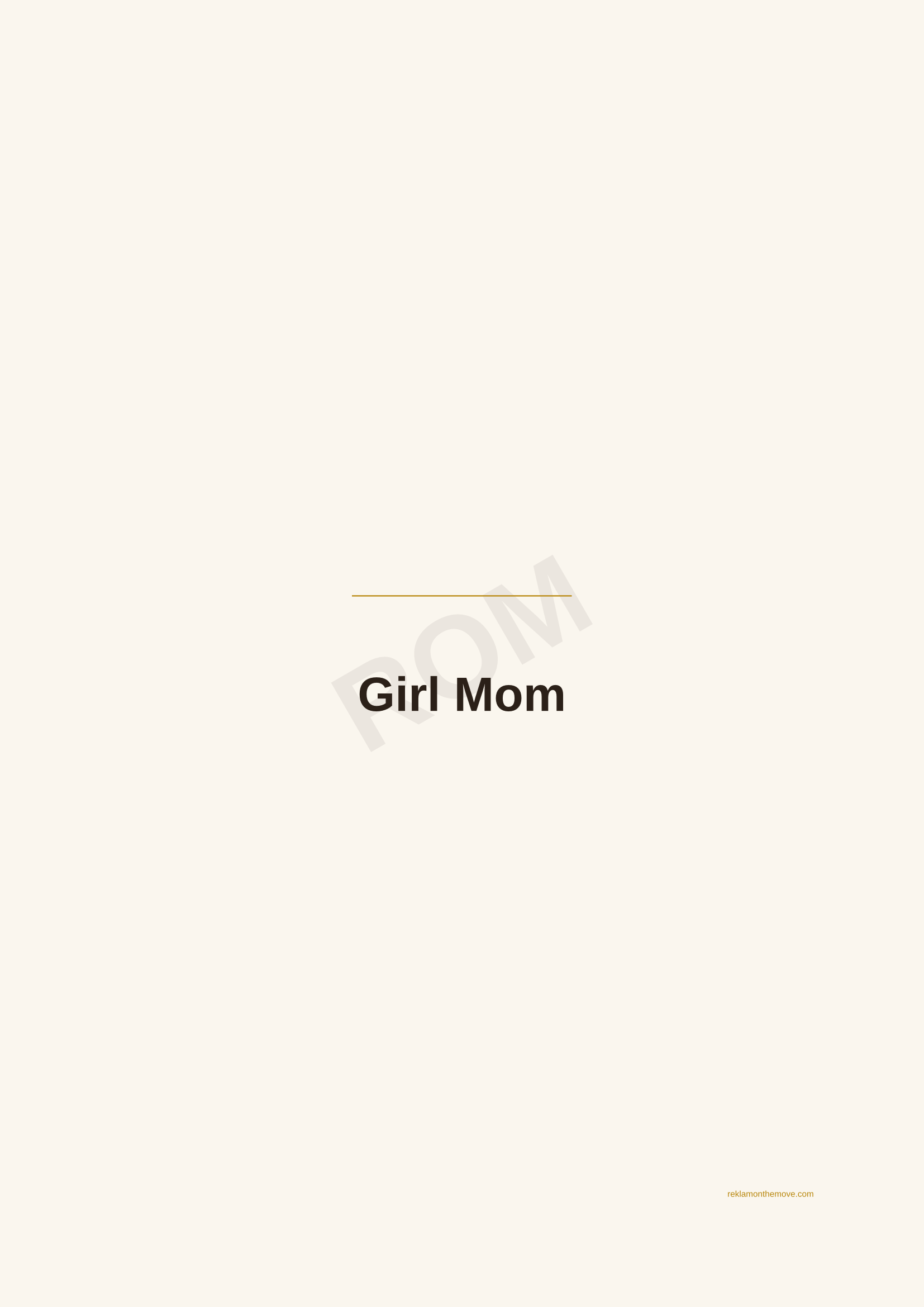 Girl Mom · Espresso — ROM dijital ürün önizlemesi (filigranlı)