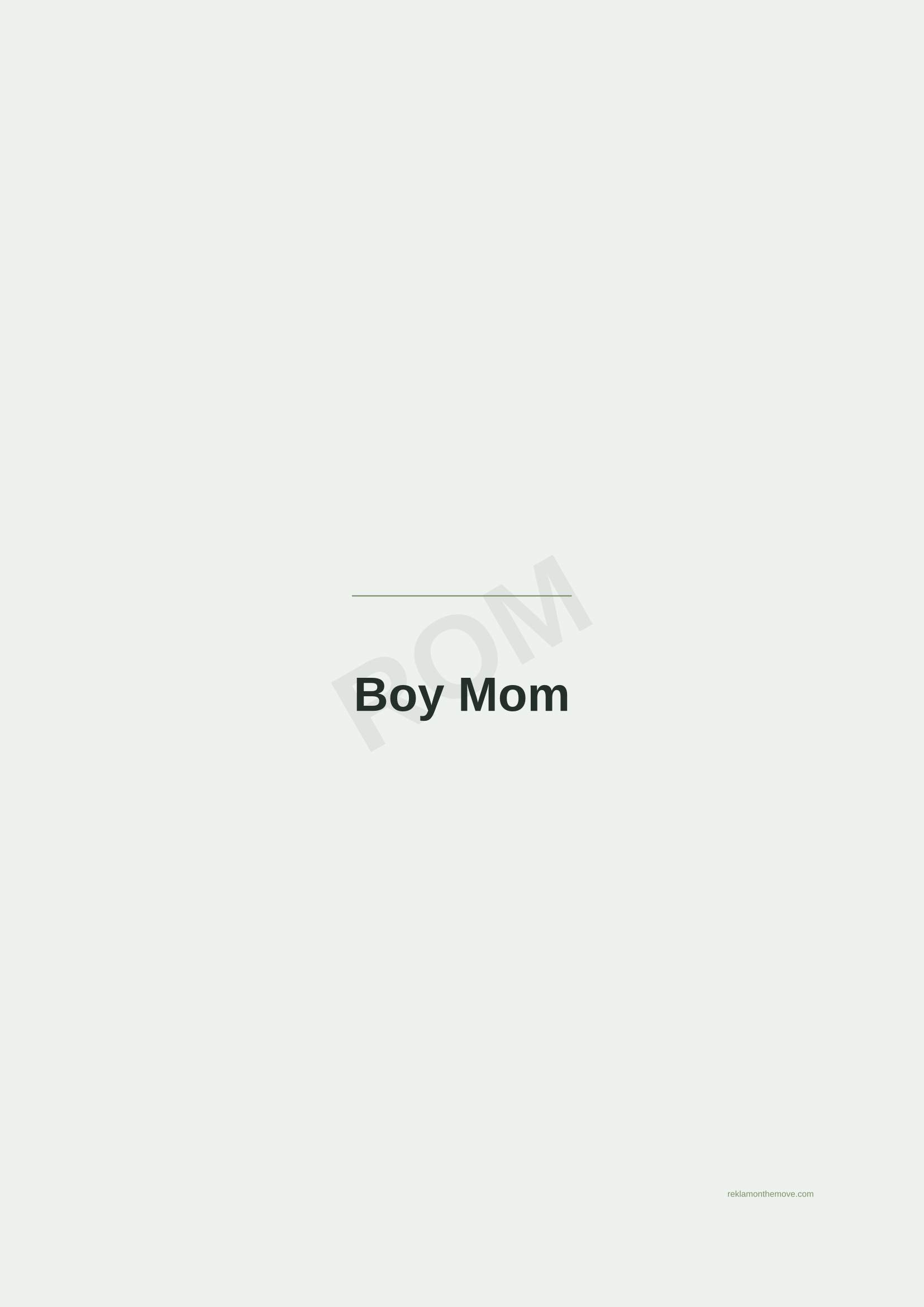 Boy Mom · Adaçayı — ROM dijital ürün önizlemesi (filigranlı)