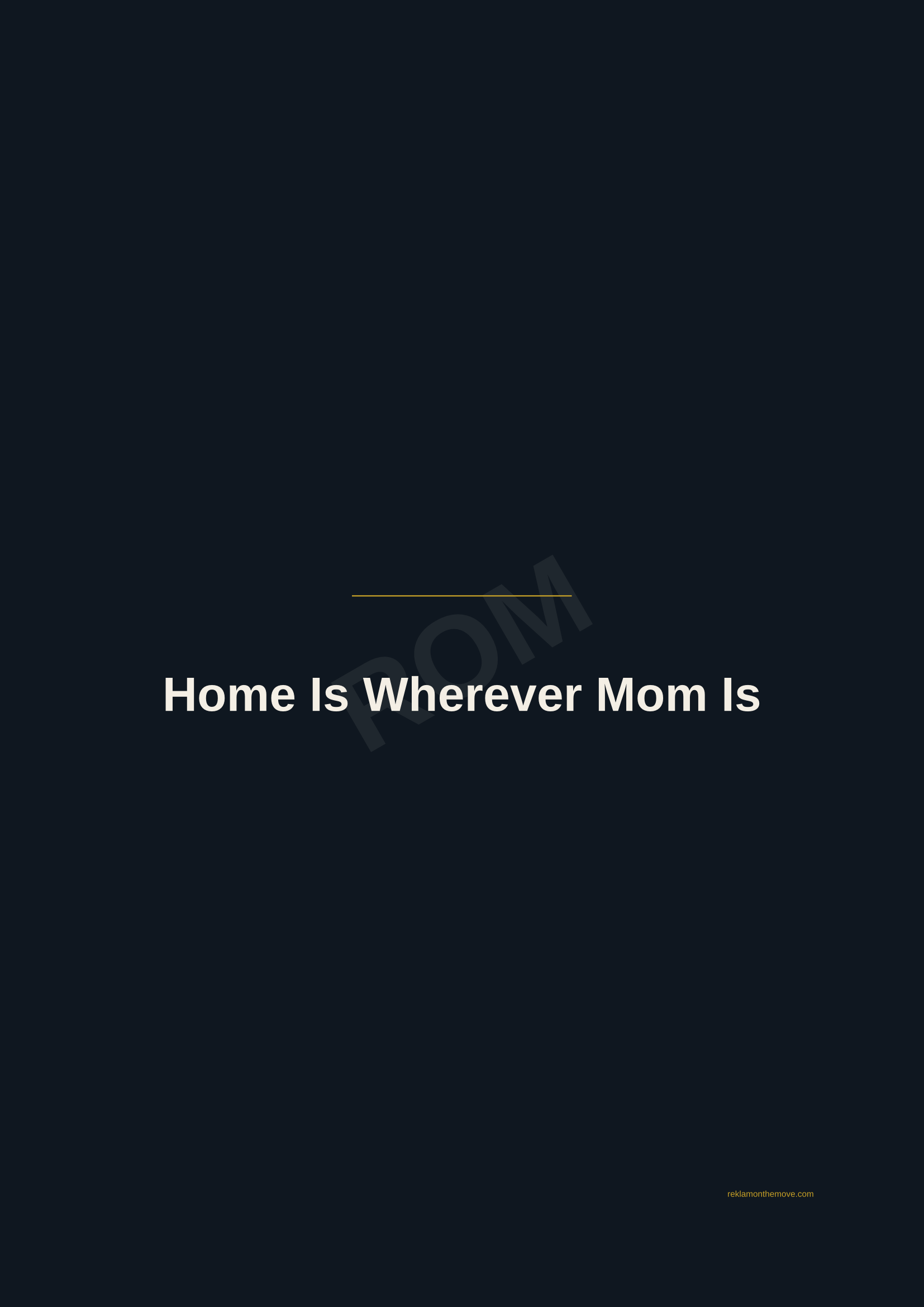 Home Is Wherever Mom Is · Gece — ROM dijital ürün önizlemesi (filigranlı)