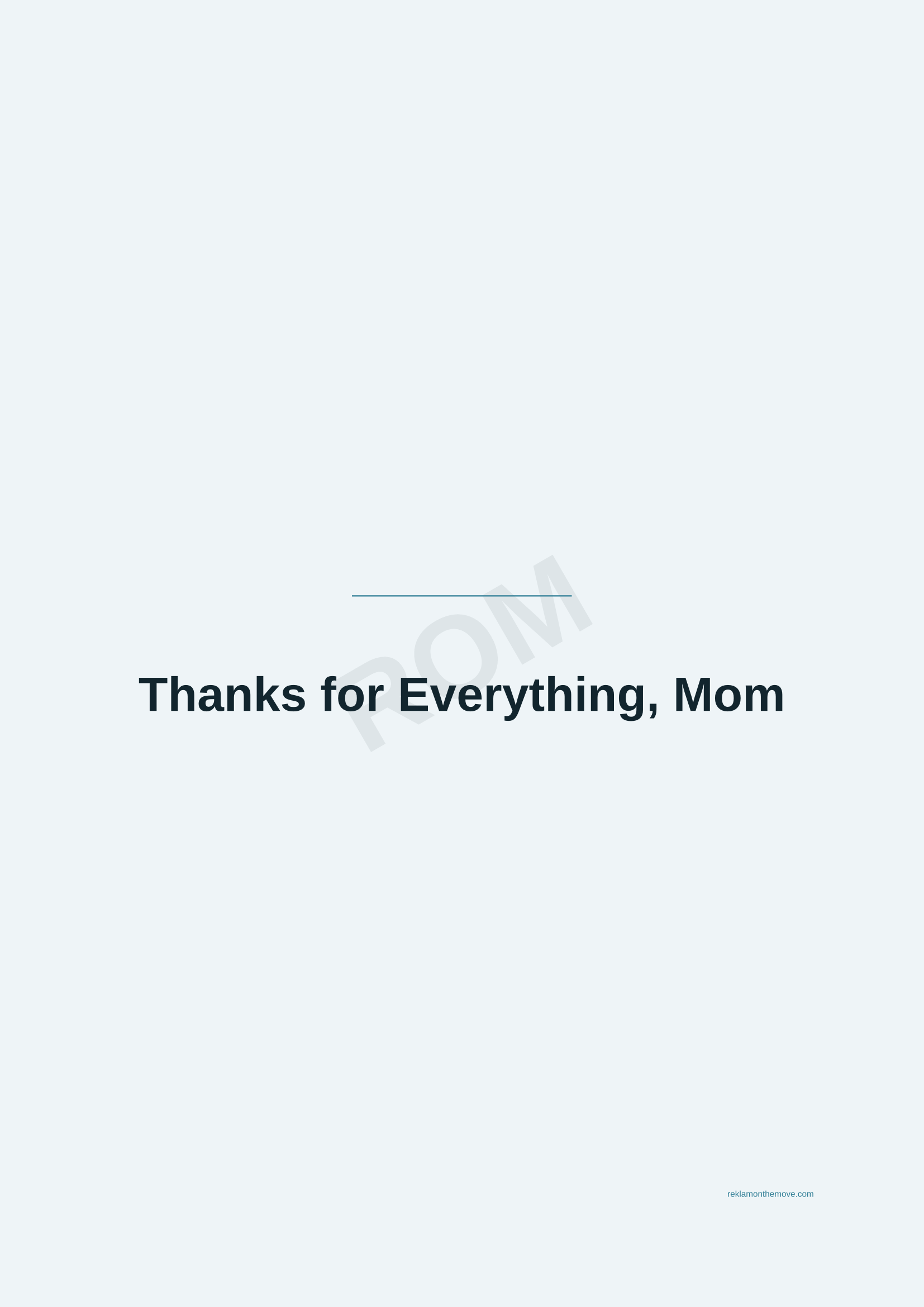 Thanks for Everything, Mom · Okyanus — ROM dijital ürün önizlemesi (filigranlı)
