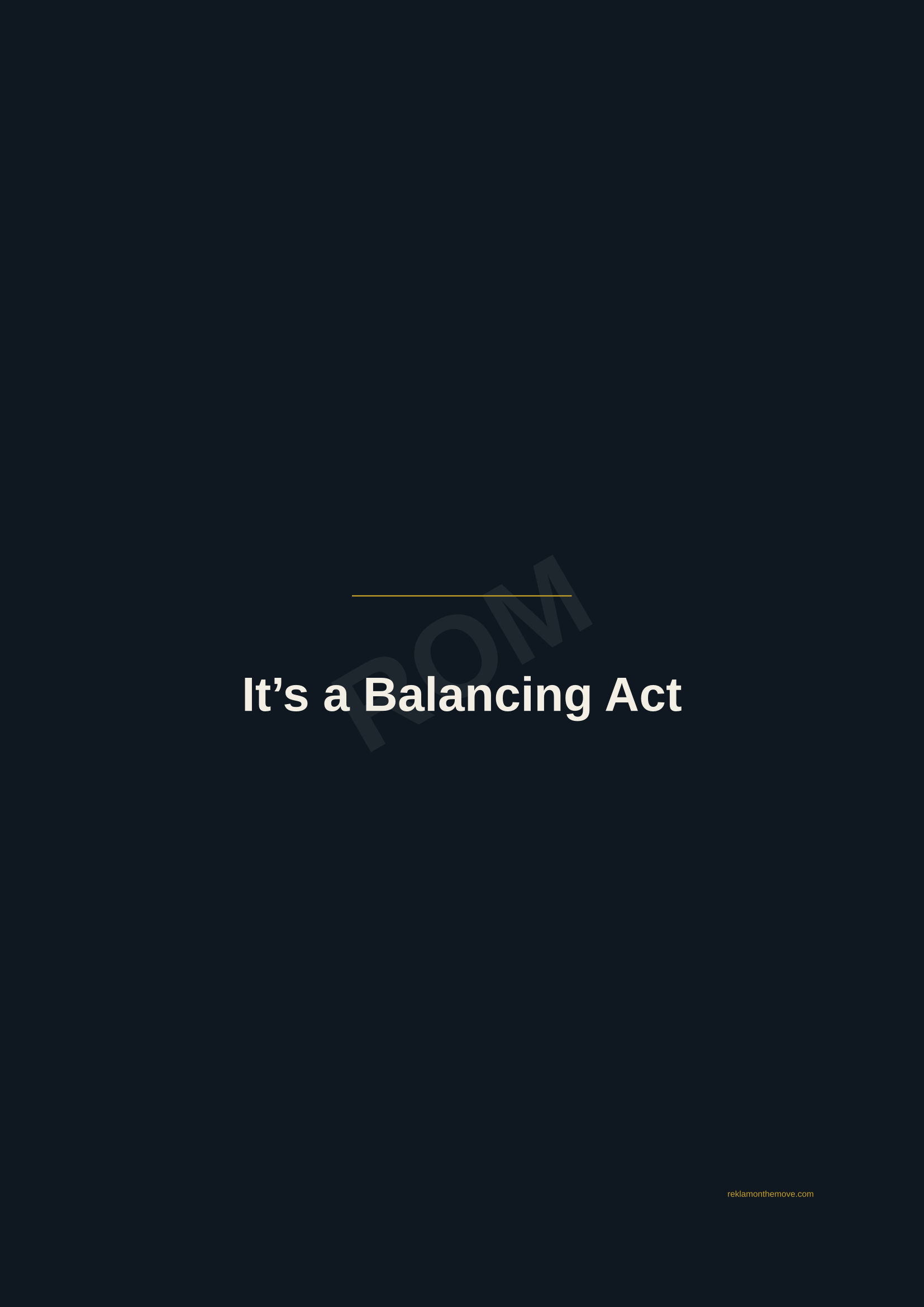 It's a Balancing Act · Gece — ROM dijital ürün önizlemesi (filigranlı)