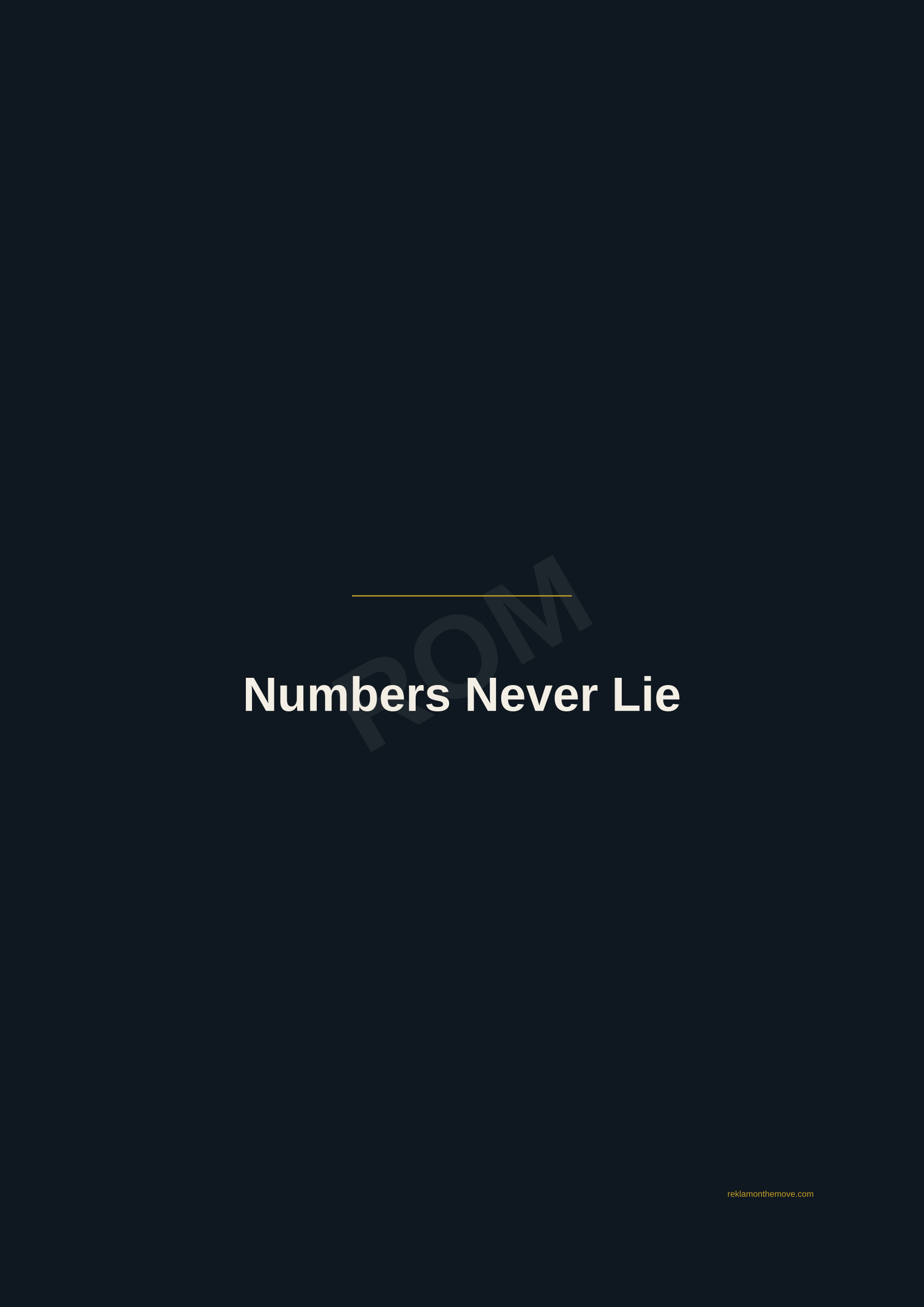 Numbers Never Lie · Gece — ROM dijital ürün önizlemesi (filigranlı)