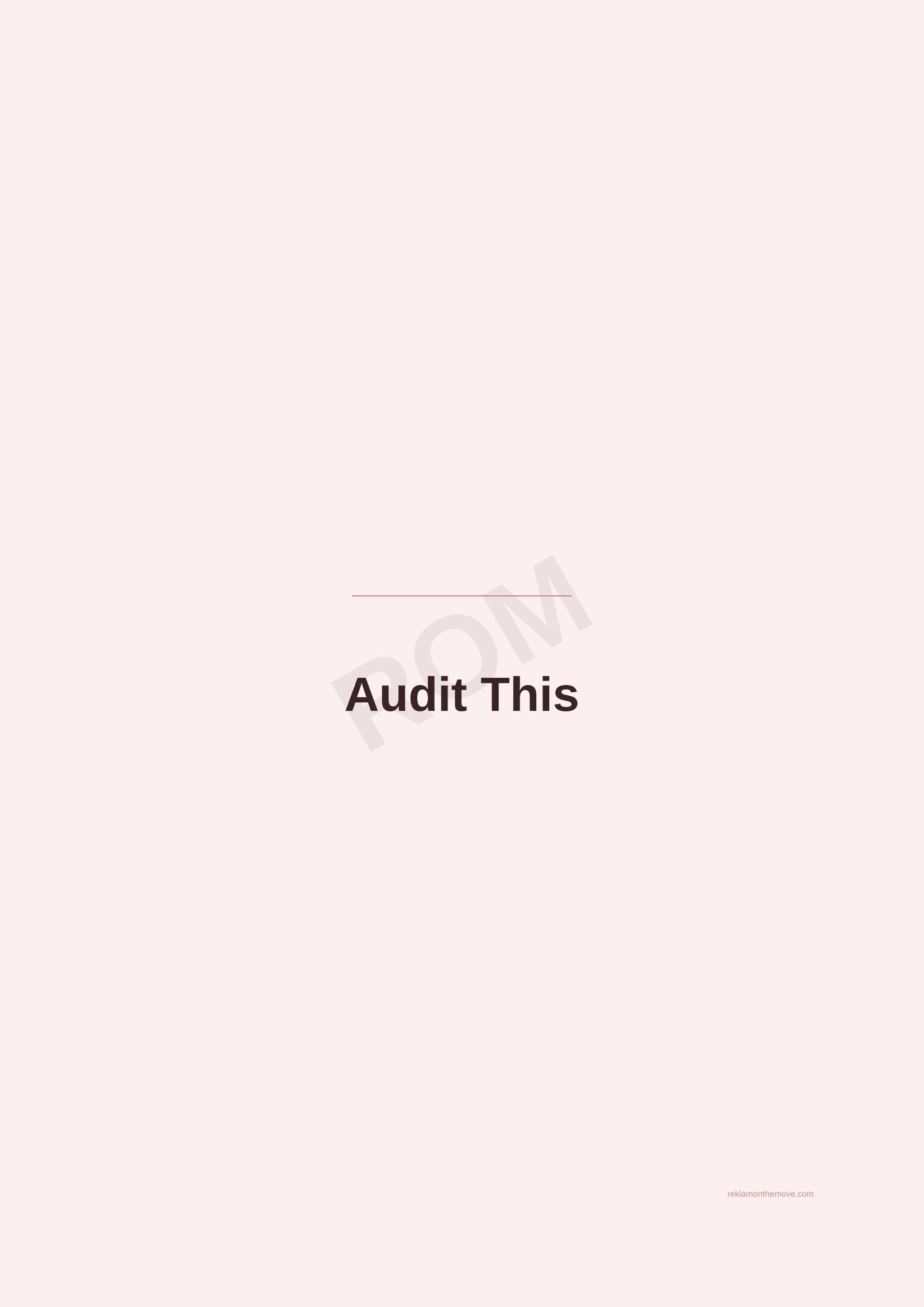 Audit This · Gül — ROM dijital ürün önizlemesi (filigranlı)