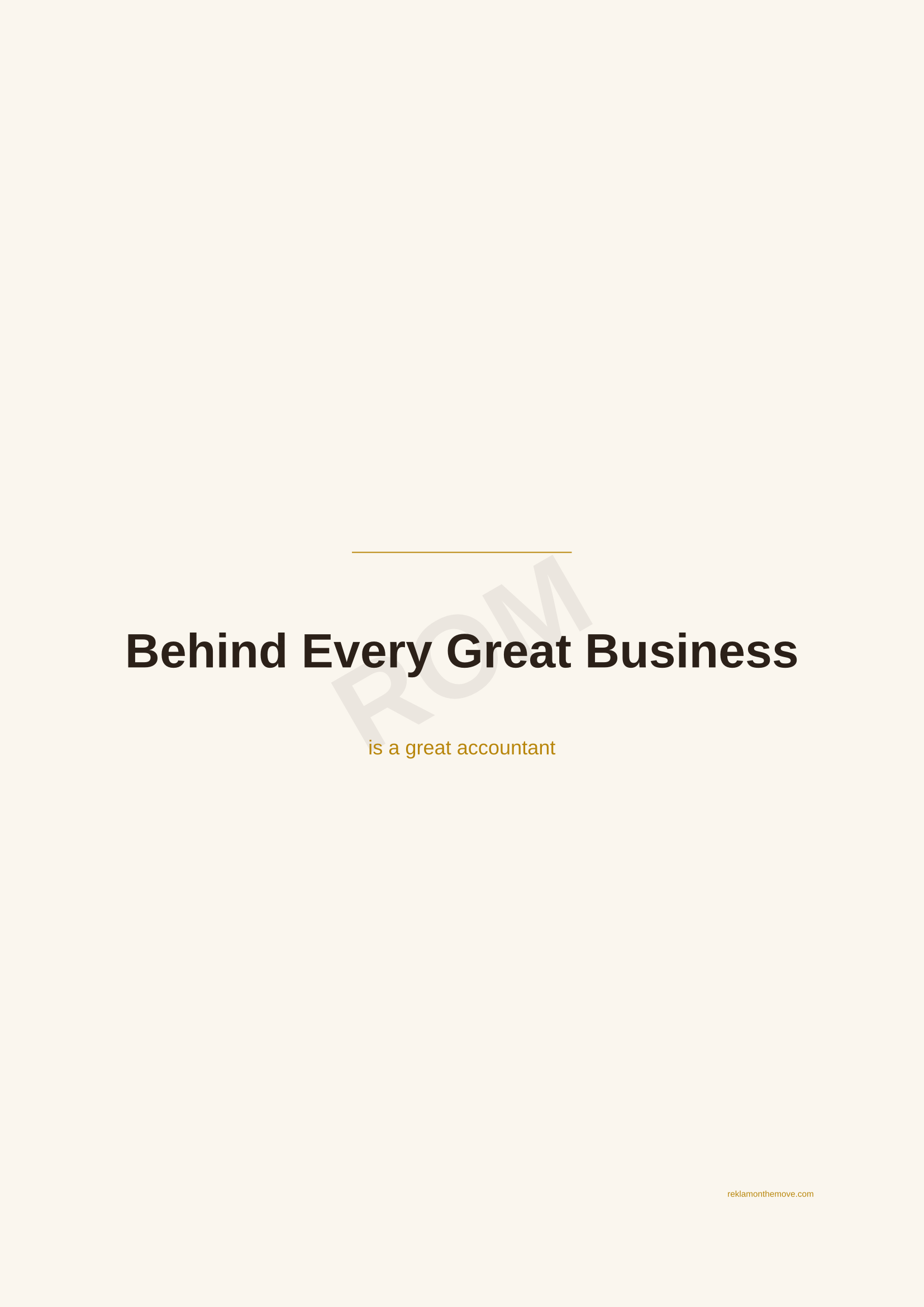 Behind Every Great Business · Espresso — ROM dijital ürün önizlemesi (filigranlı)
