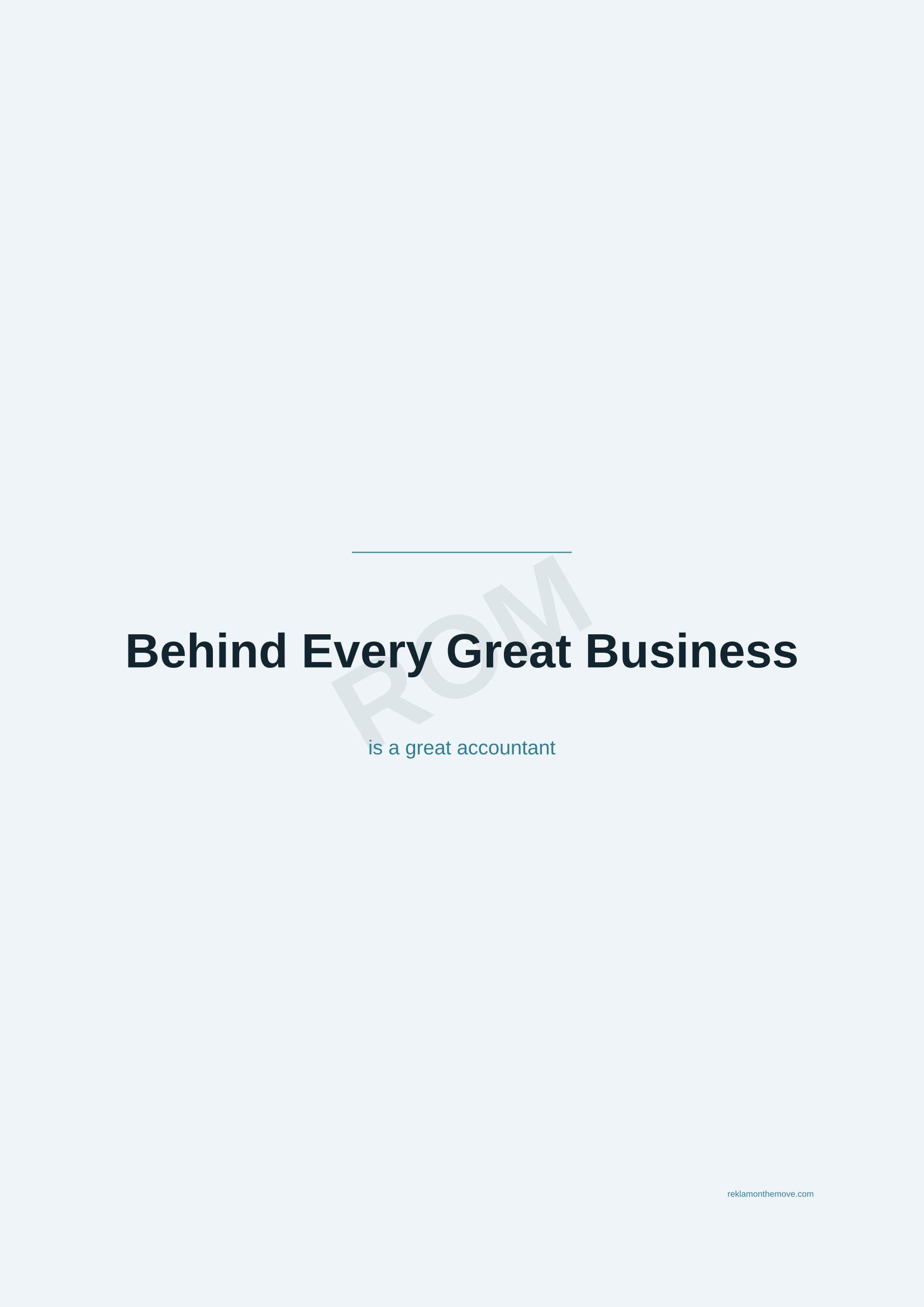 Behind Every Great Business · Okyanus — ROM dijital ürün önizlemesi (filigranlı)