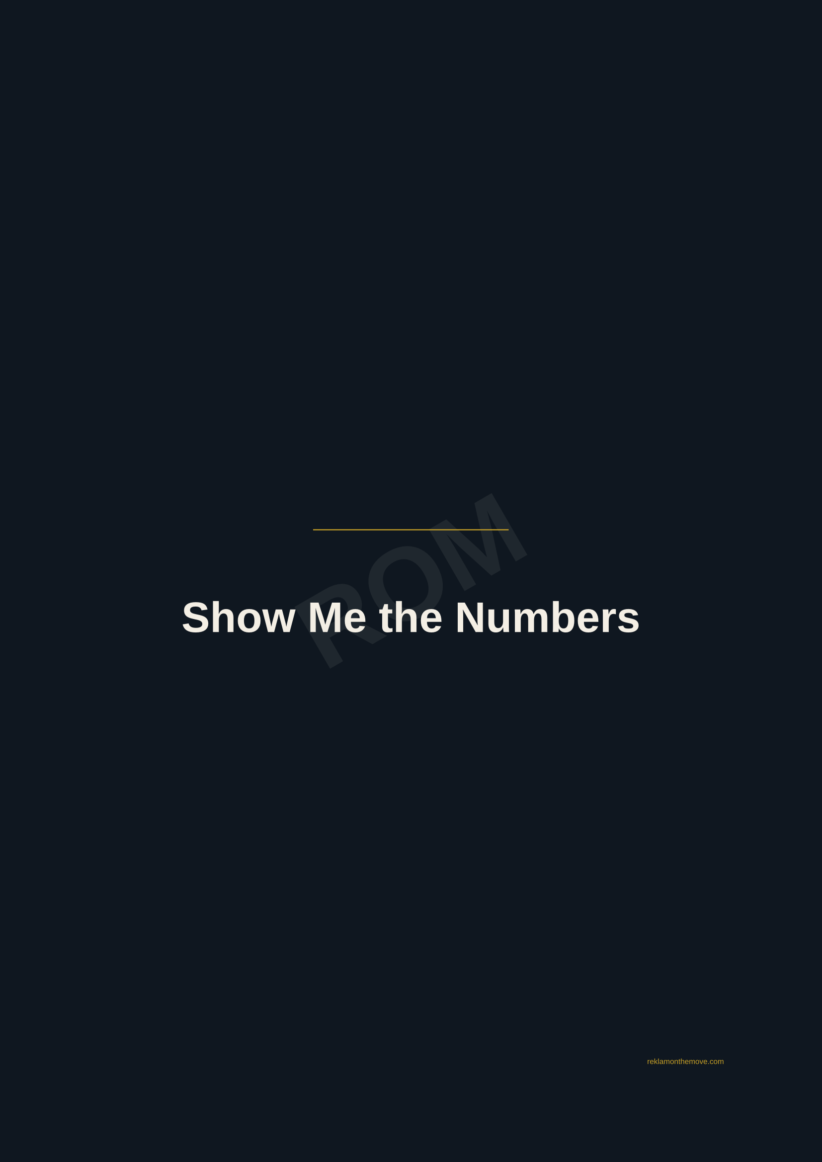 Show Me the Numbers · Gece — ROM dijital ürün önizlemesi (filigranlı)