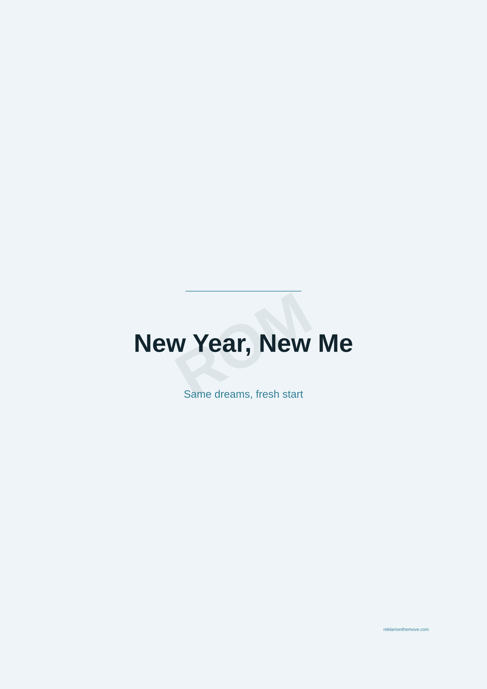 New Year, New Me · Okyanus — ROM dijital ürün önizlemesi (filigranlı)