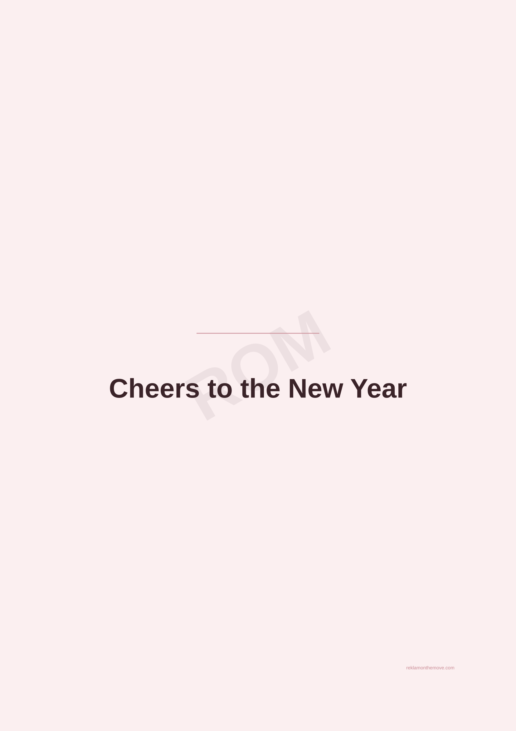 Cheers to the New Year · Gül — ROM dijital ürün önizlemesi (filigranlı)