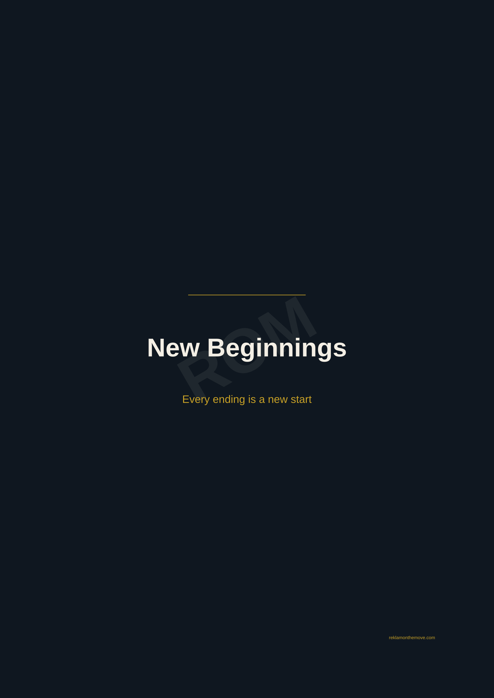 New Beginnings · Gece — ROM dijital ürün önizlemesi (filigranlı)