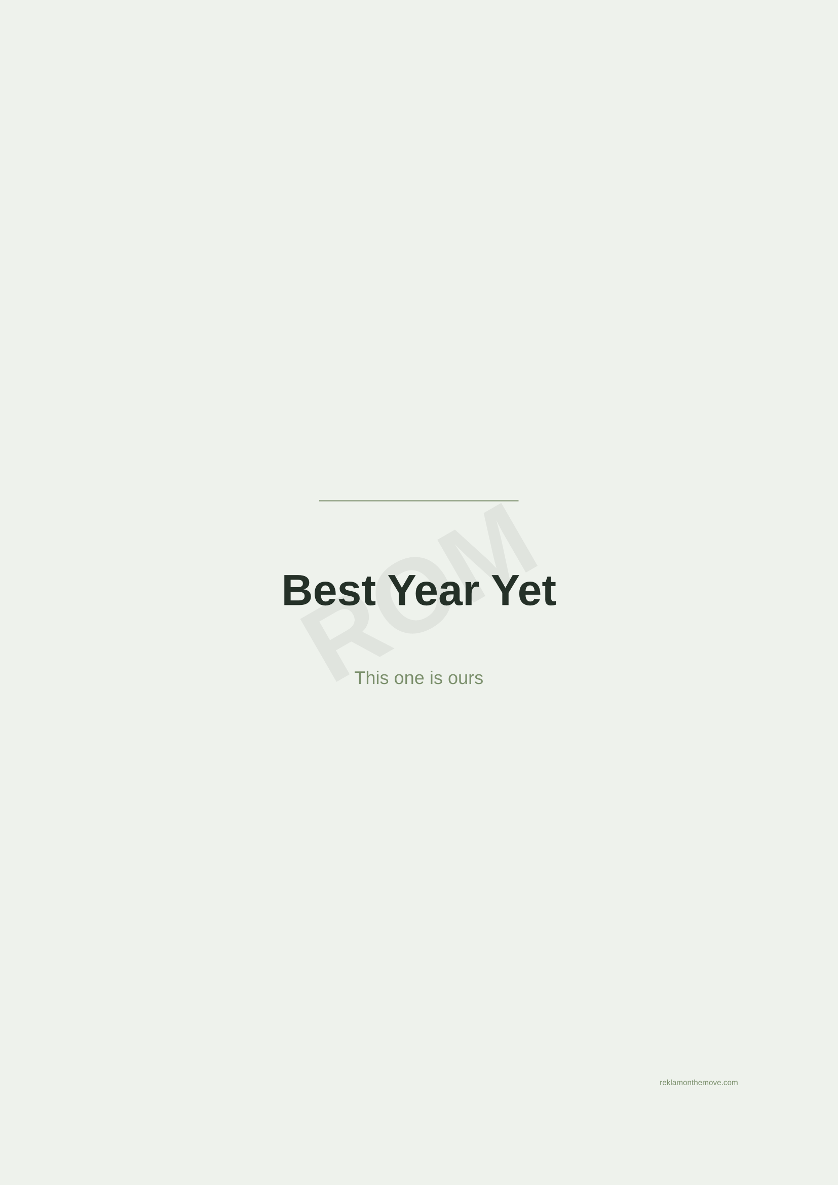 Best Year Yet · Adaçayı — ROM dijital ürün önizlemesi (filigranlı)