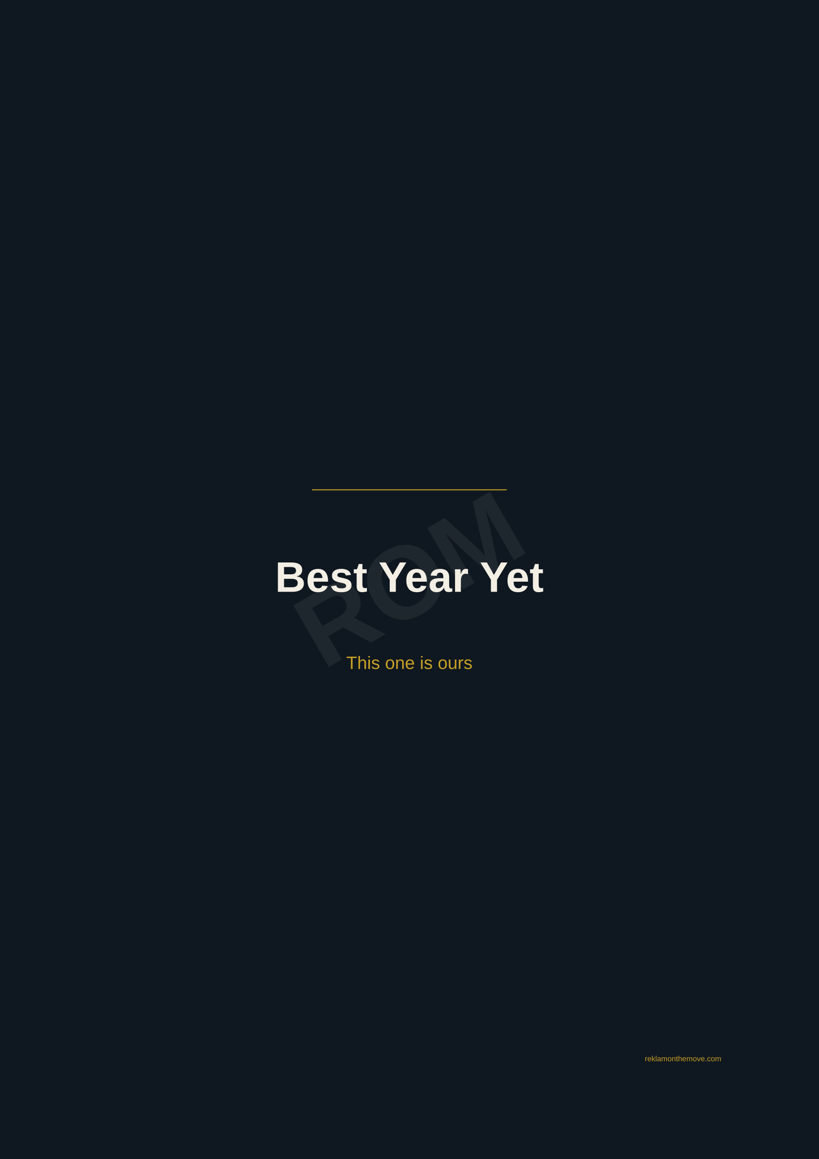 Best Year Yet · Gece — ROM dijital ürün önizlemesi (filigranlı)