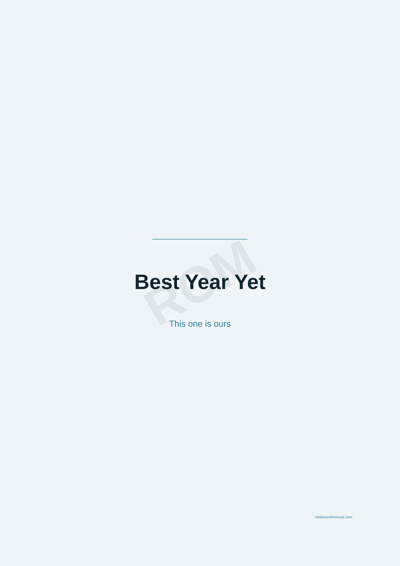 Best Year Yet · Okyanus — ROM dijital ürün önizlemesi (filigranlı)