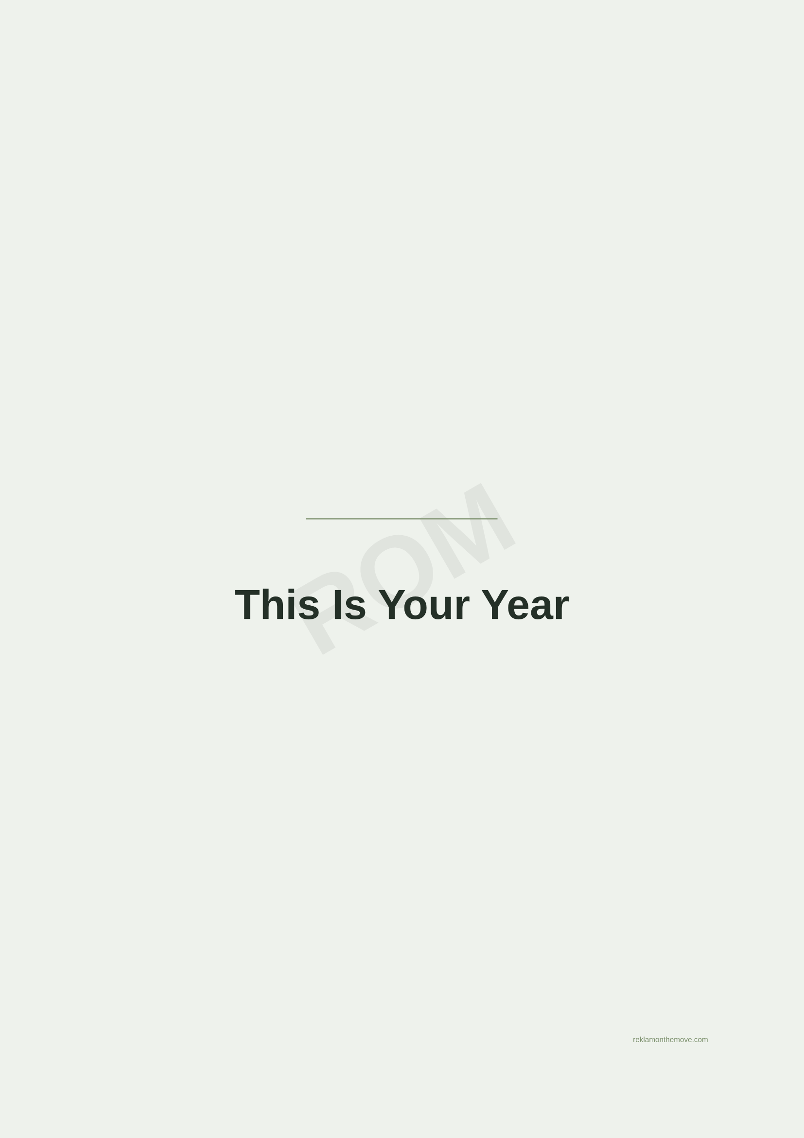 This Is Your Year · Adaçayı — ROM dijital ürün önizlemesi (filigranlı)
