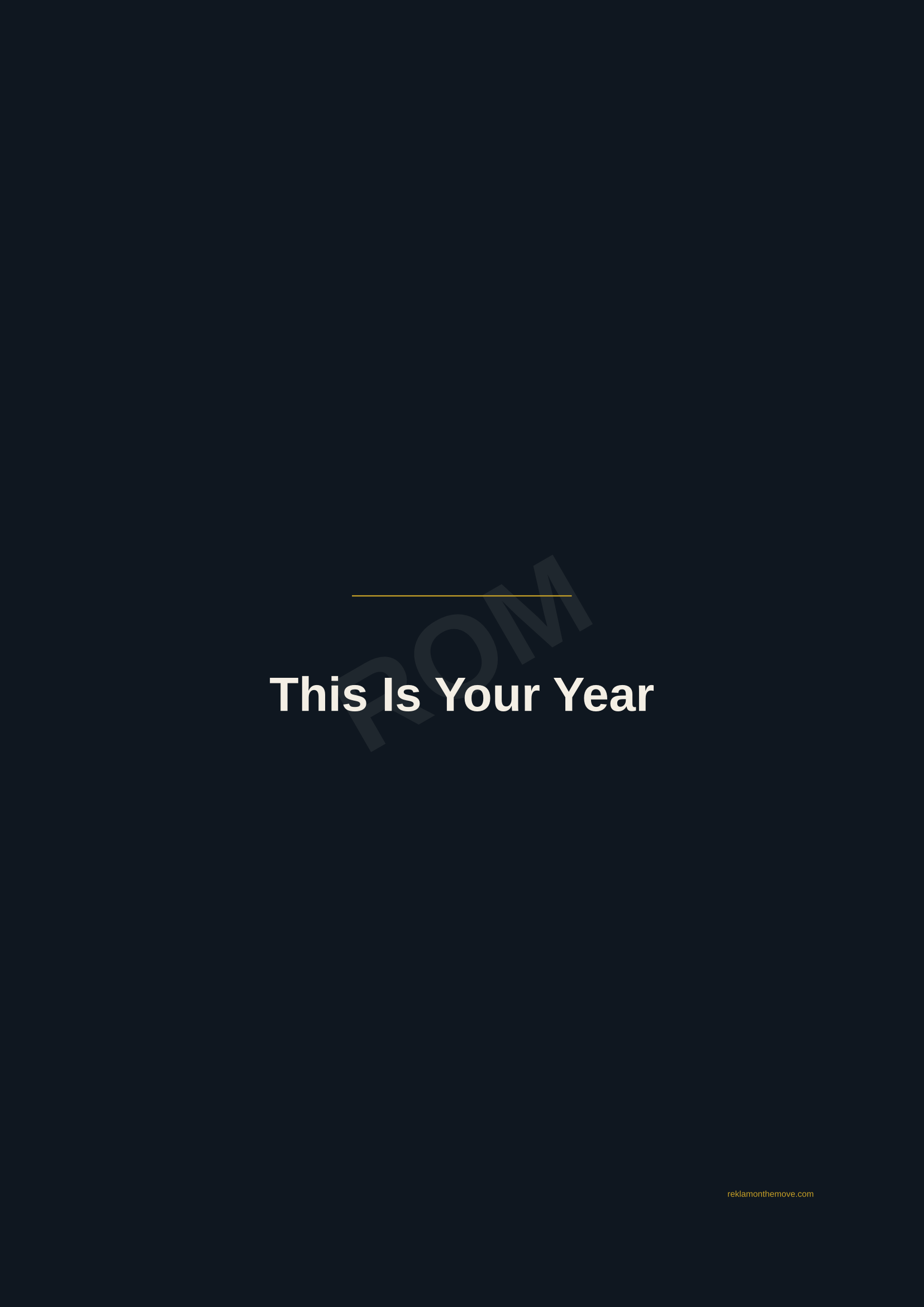 This Is Your Year · Gece — ROM dijital ürün önizlemesi (filigranlı)