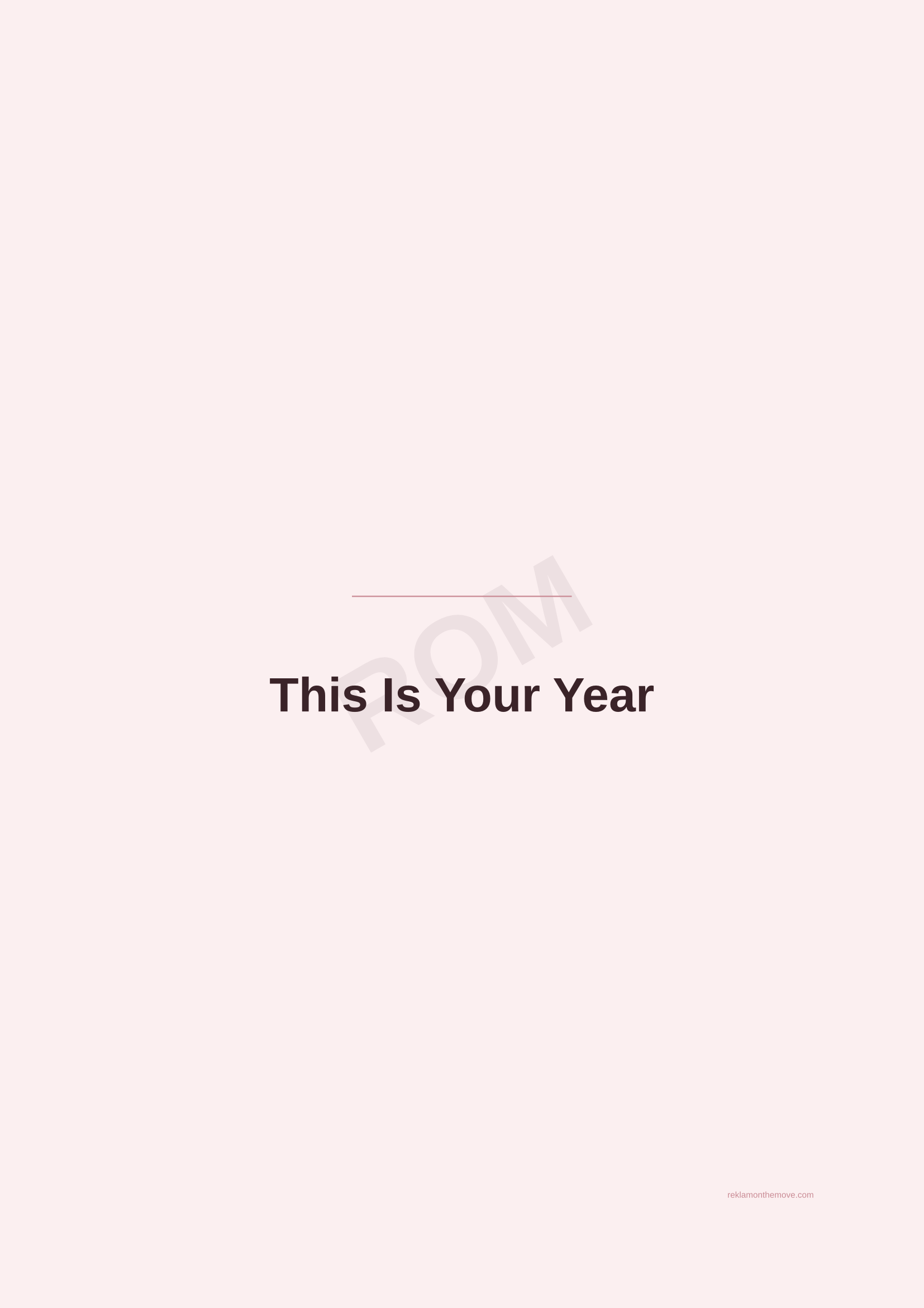 This Is Your Year · Gül — ROM dijital ürün önizlemesi (filigranlı)