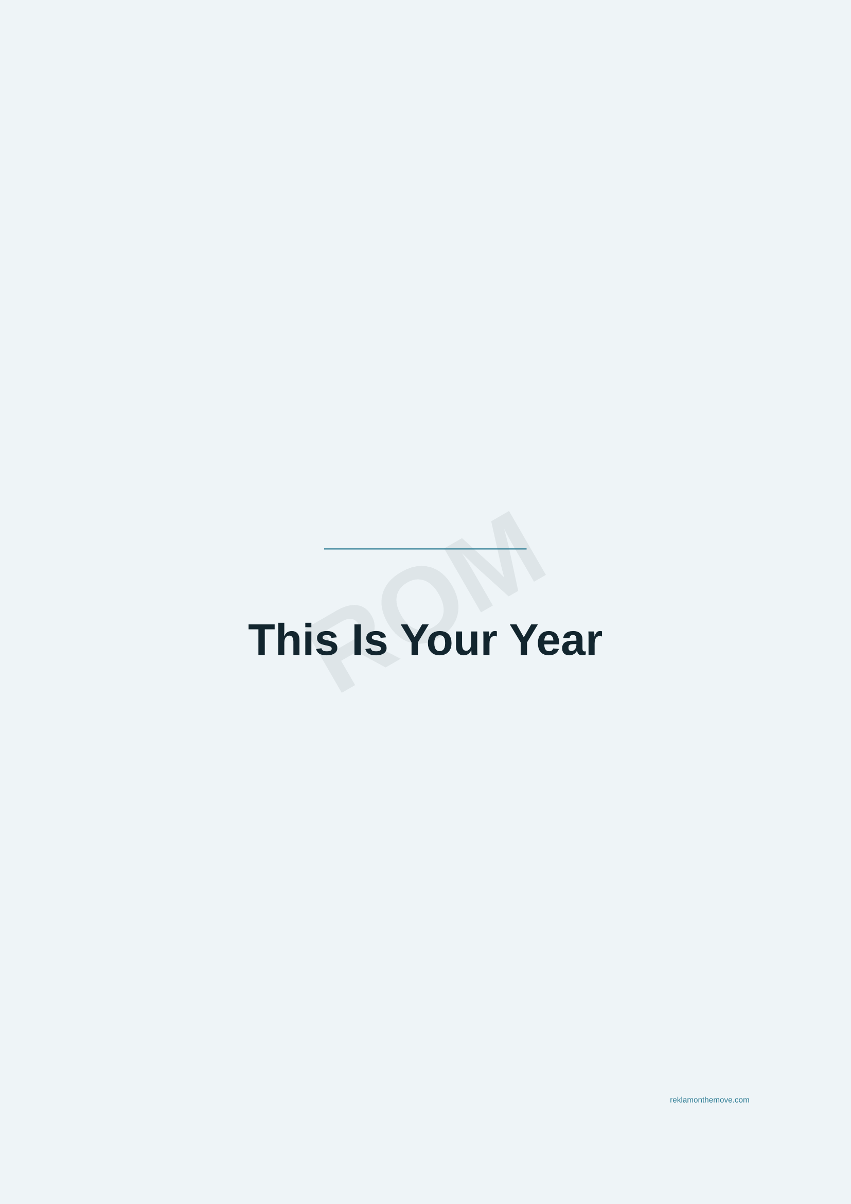 This Is Your Year · Okyanus — ROM dijital ürün önizlemesi (filigranlı)