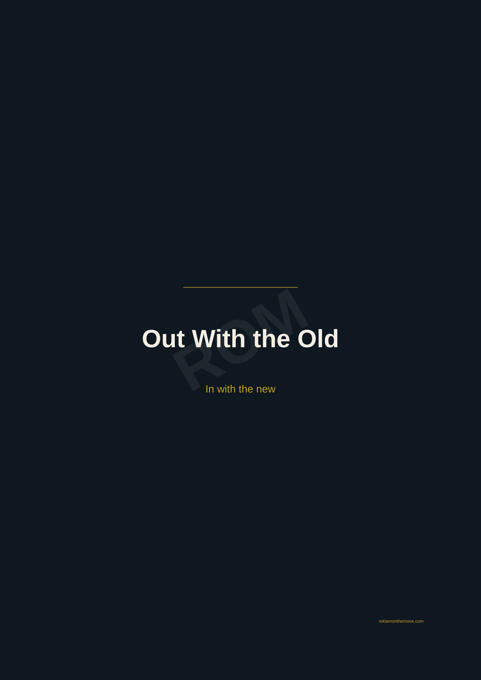 Out With the Old · Gece — ROM dijital ürün önizlemesi (filigranlı)
