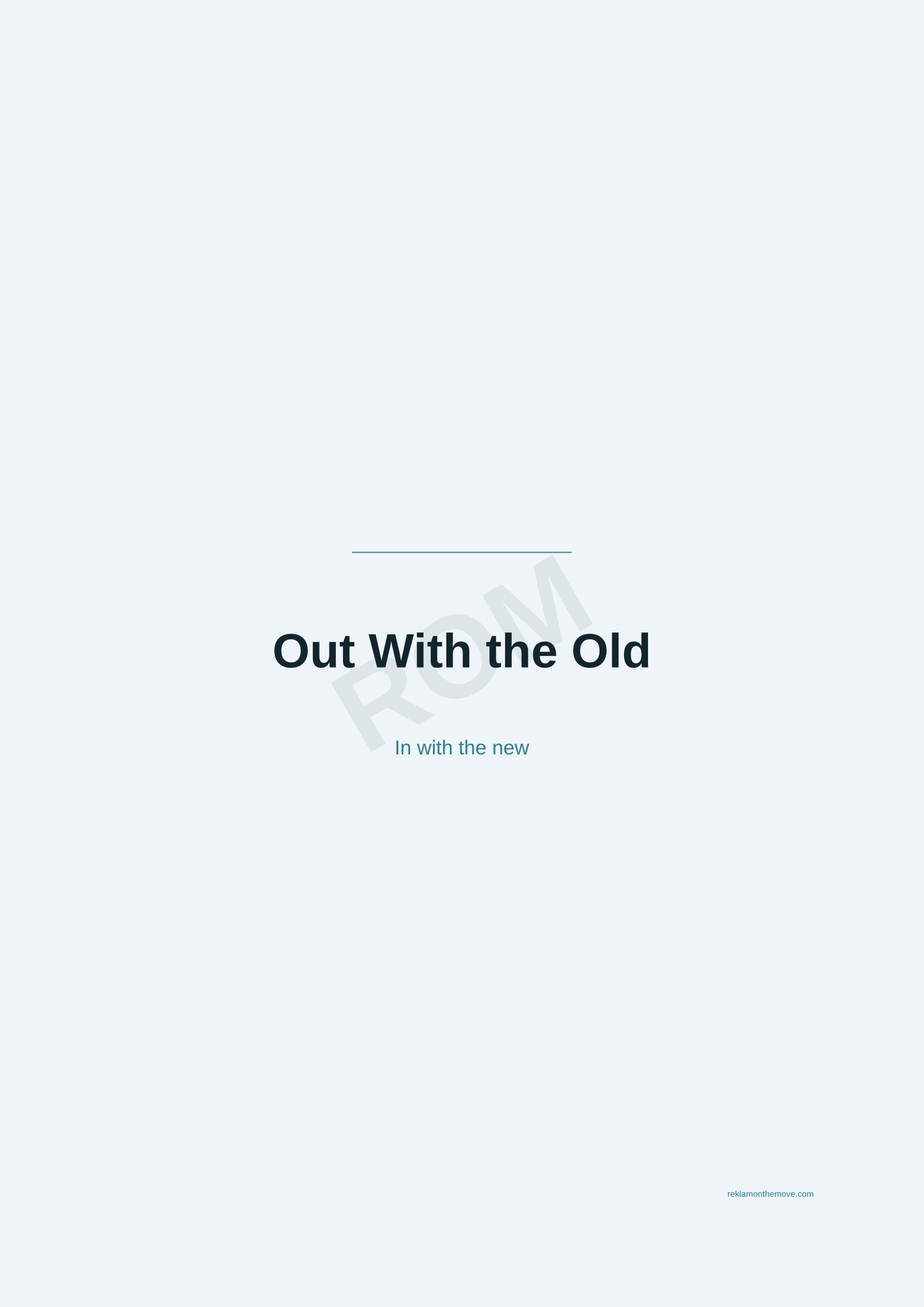 Out With the Old · Okyanus — ROM dijital ürün önizlemesi (filigranlı)