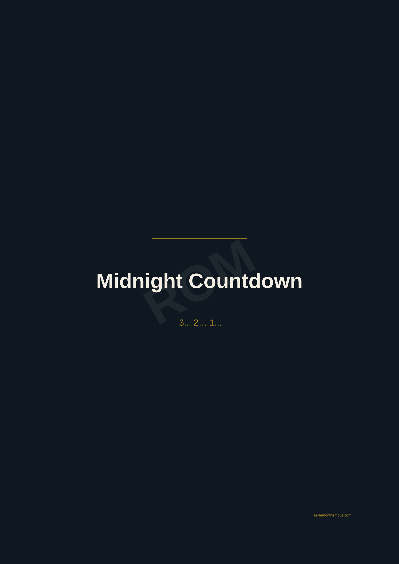 Midnight Countdown · Gece — ROM dijital ürün önizlemesi (filigranlı)