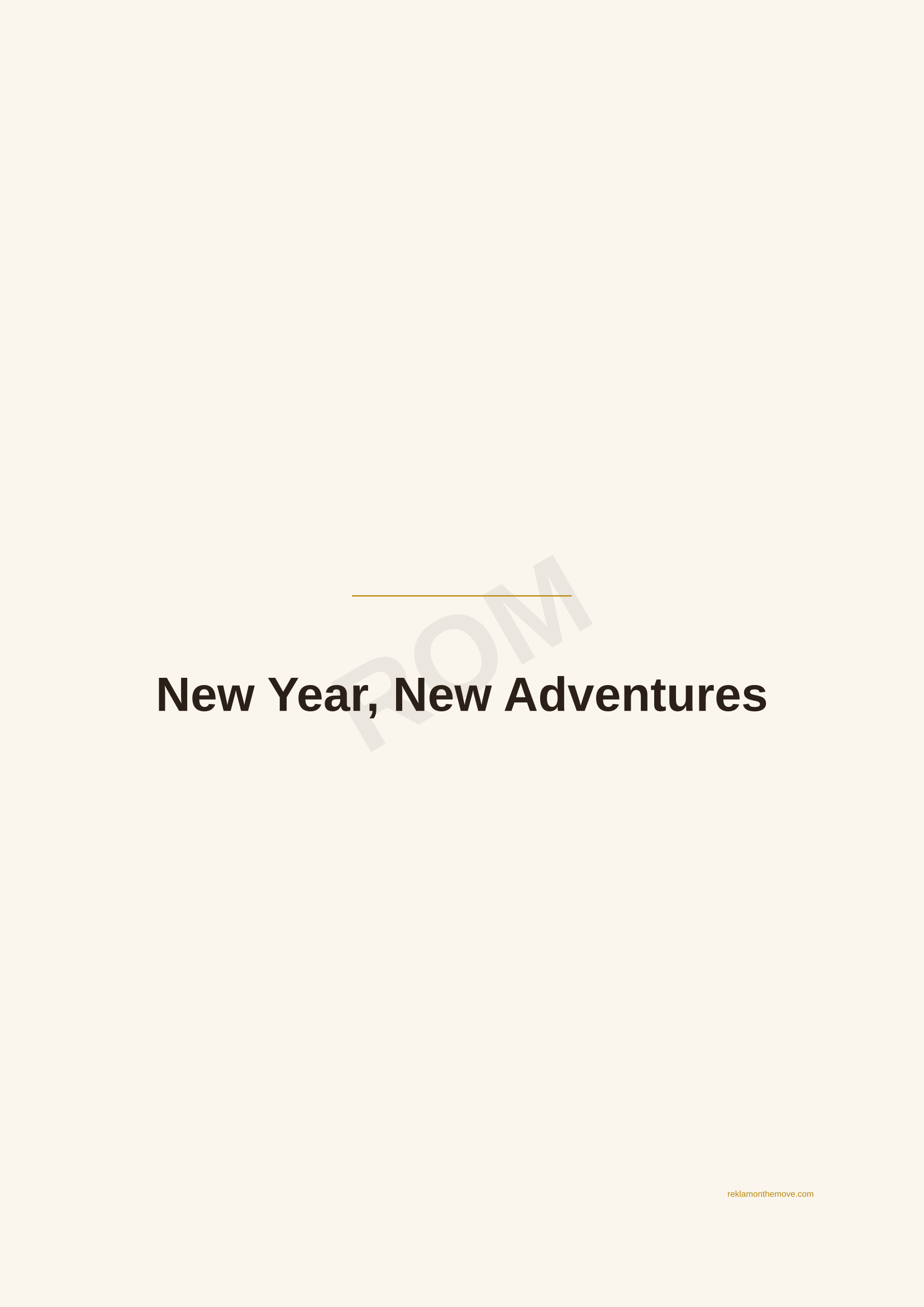 New Year, New Adventures · Espresso — ROM dijital ürün önizlemesi (filigranlı)