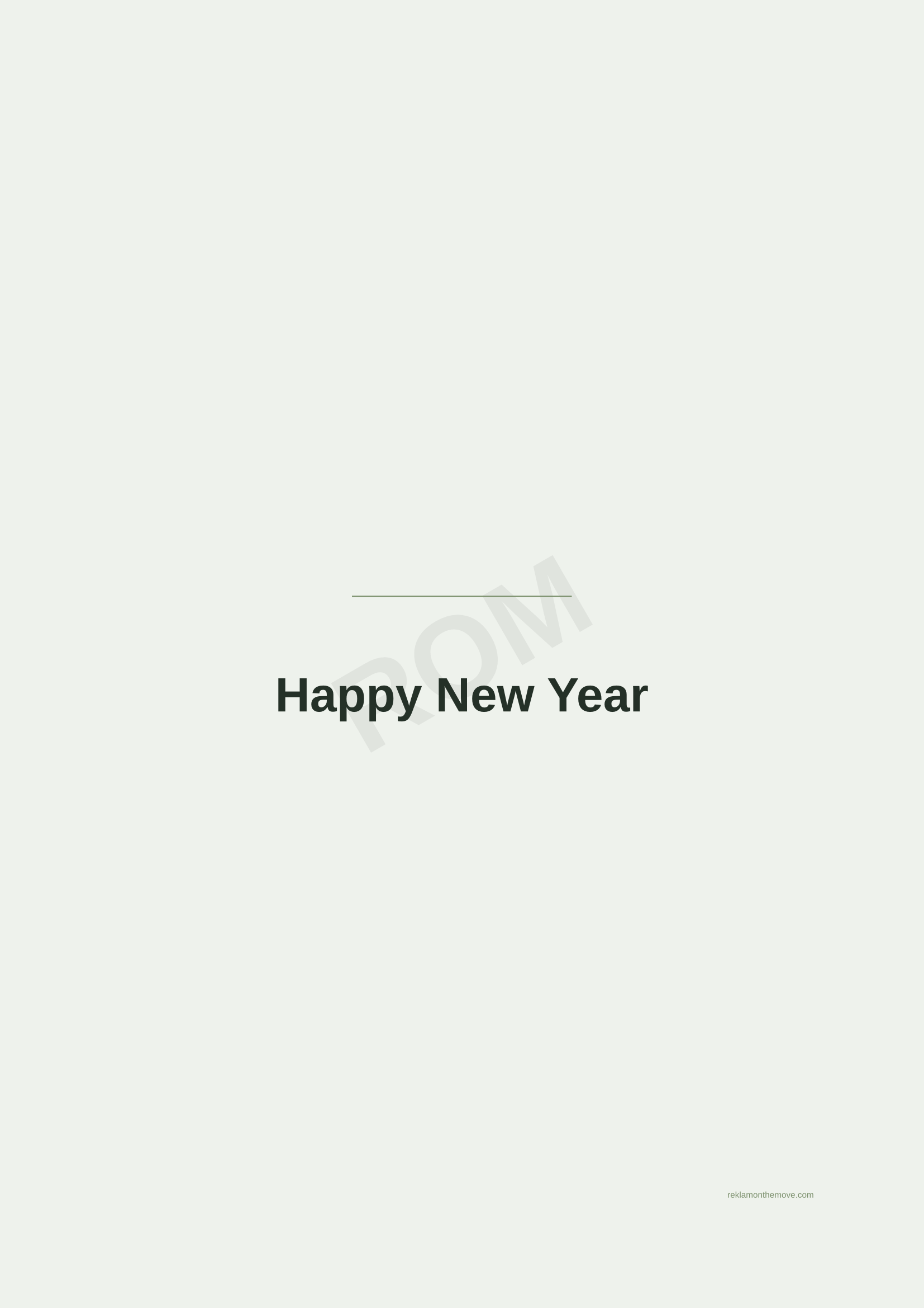 Happy New Year · Adaçayı — ROM dijital ürün önizlemesi (filigranlı)