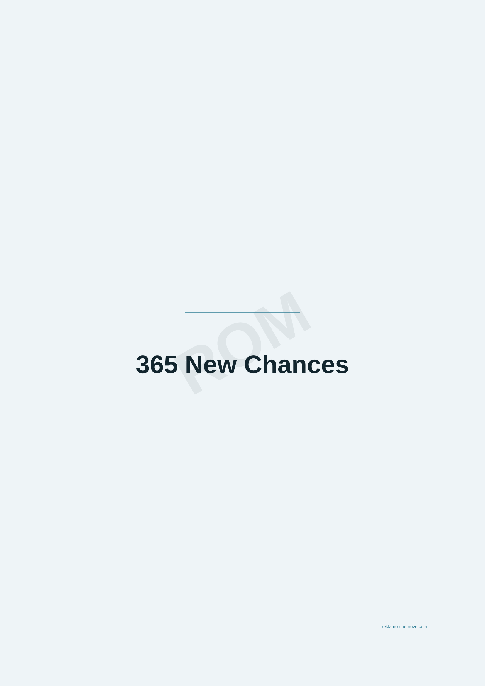 365 New Chances · Okyanus — ROM dijital ürün önizlemesi (filigranlı)