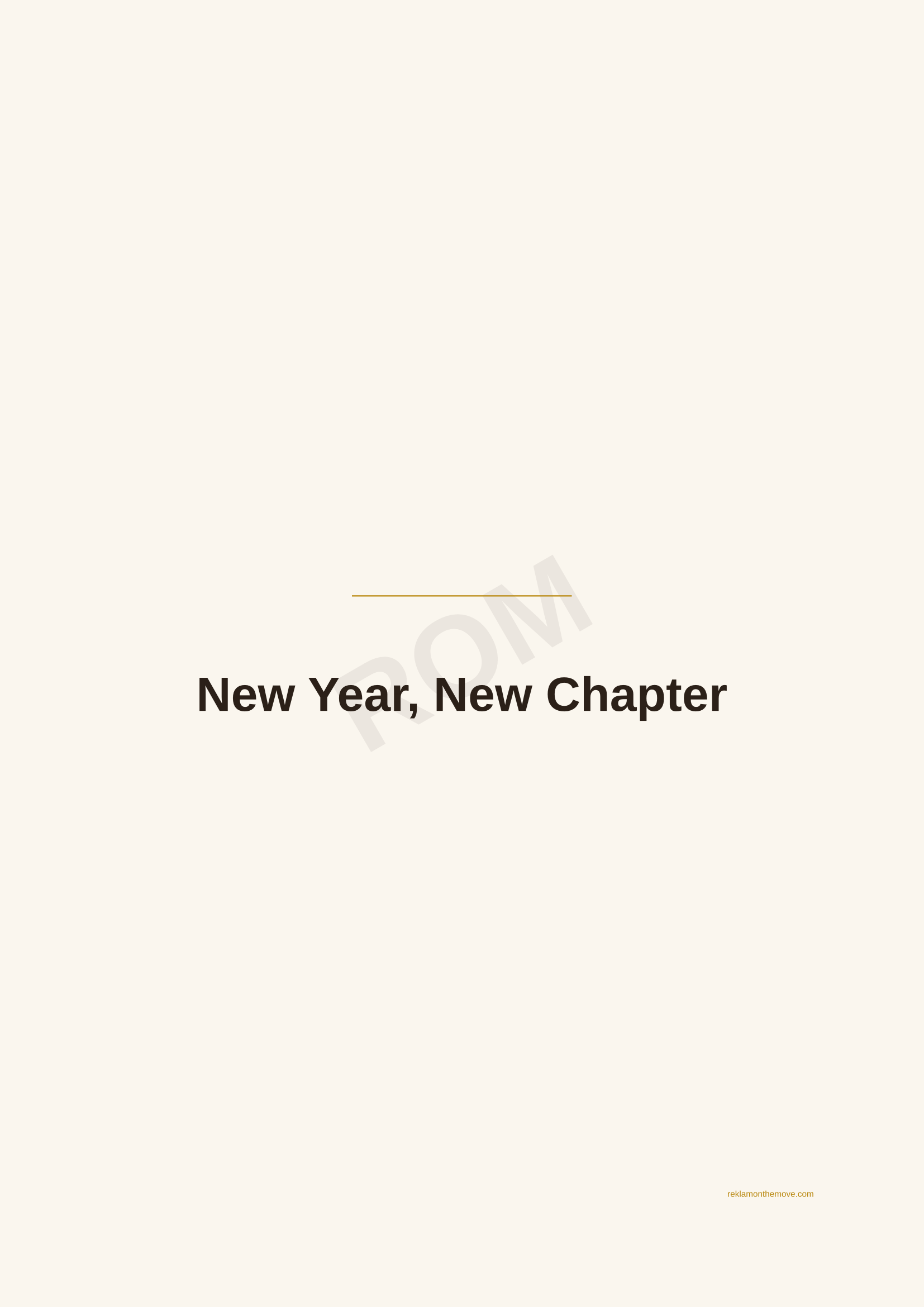 New Year, New Chapter · Espresso — ROM dijital ürün önizlemesi (filigranlı)