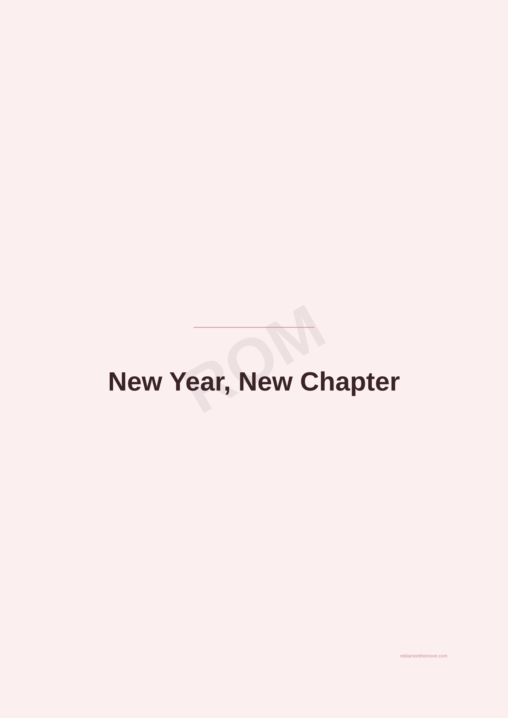 New Year, New Chapter · Gül — ROM dijital ürün önizlemesi (filigranlı)