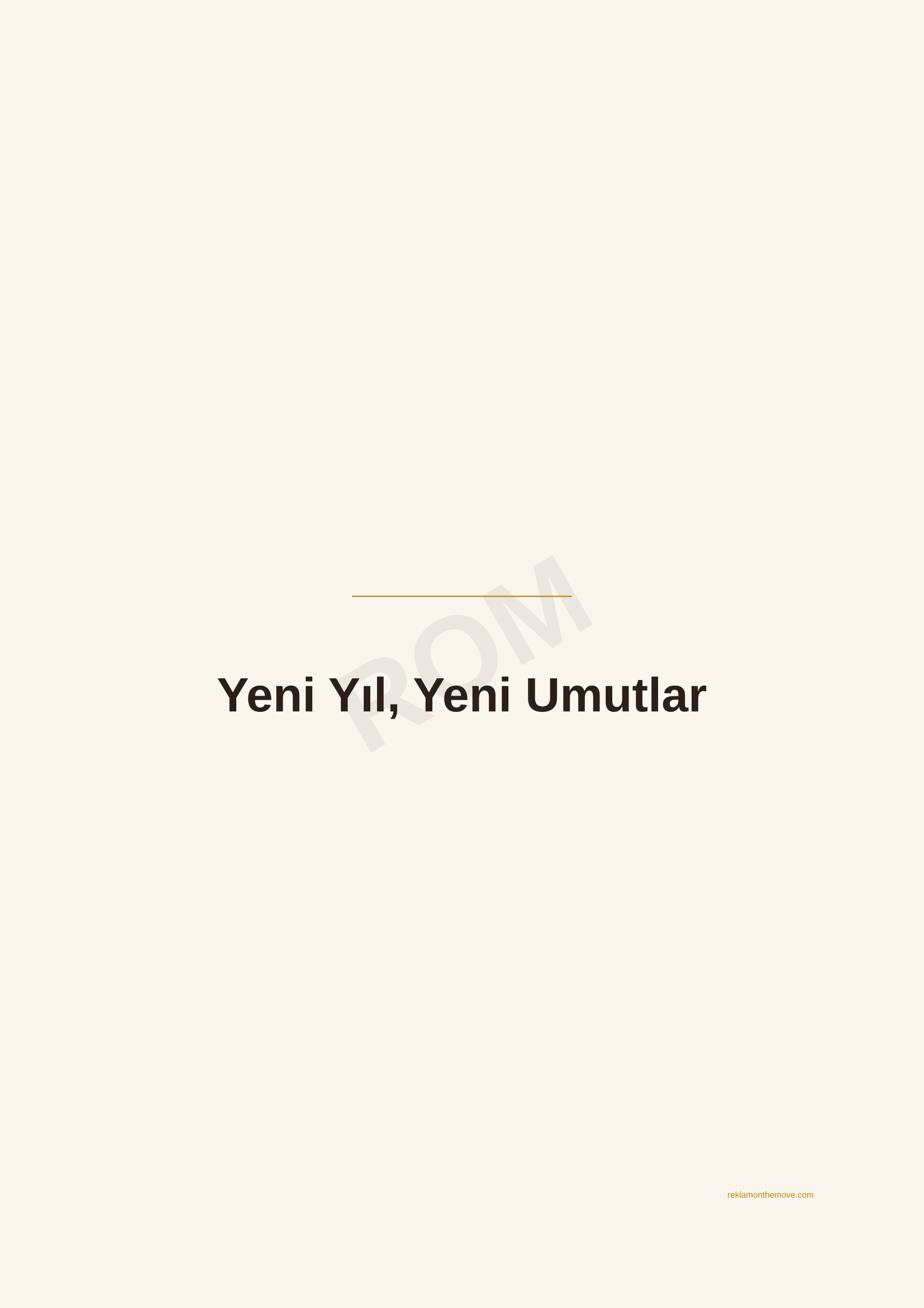 Yeni Yıl, Yeni Umutlar · Espresso — ROM dijital ürün önizlemesi (filigranlı)