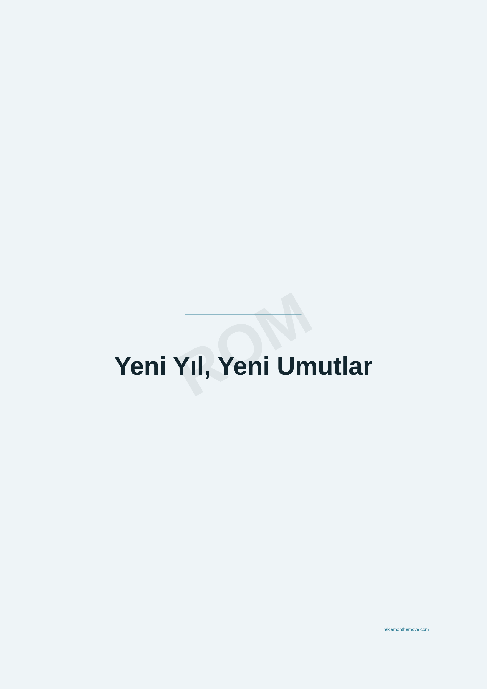 Yeni Yıl, Yeni Umutlar · Okyanus — ROM dijital ürün önizlemesi (filigranlı)