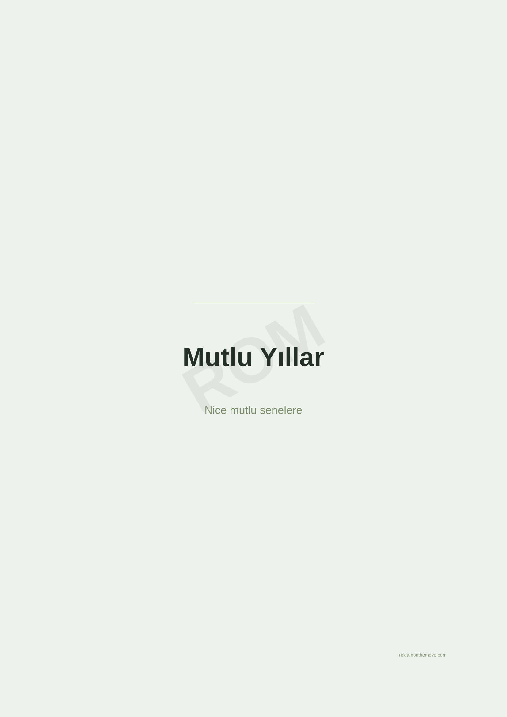 Mutlu Yıllar · Adaçayı — ROM dijital ürün önizlemesi (filigranlı)
