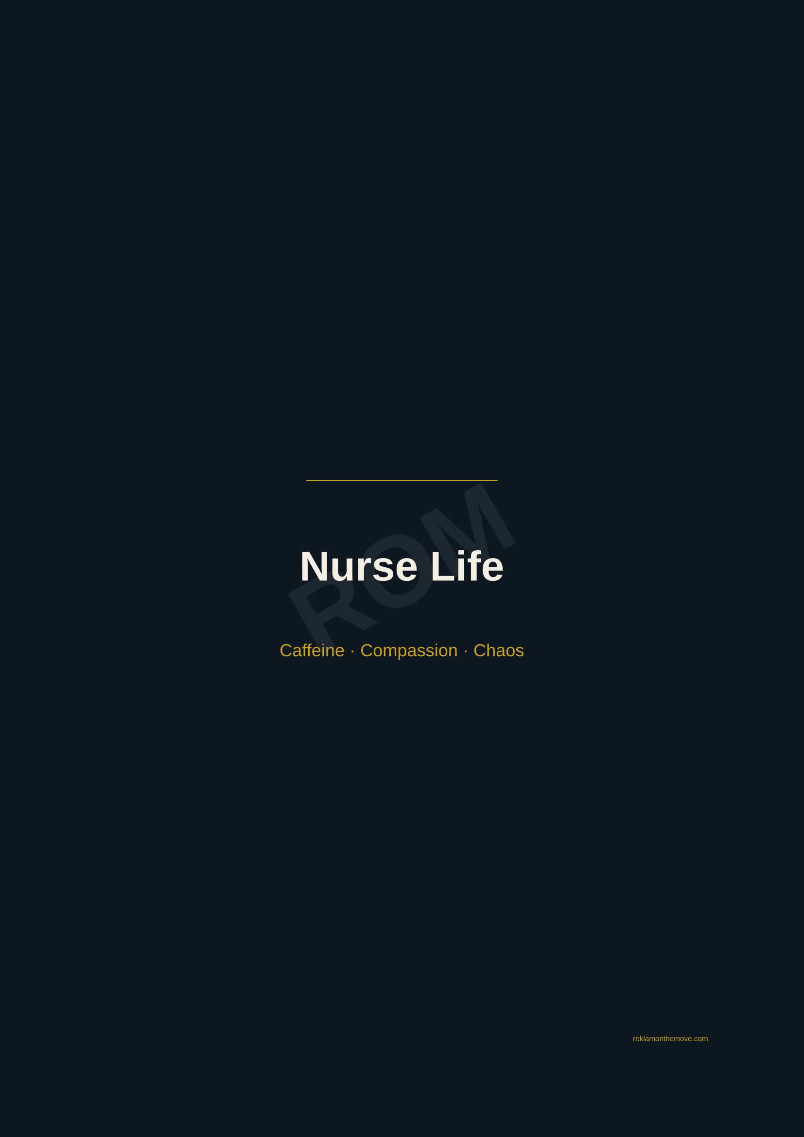 Nurse Life · Gece — ROM dijital ürün önizlemesi (filigranlı)