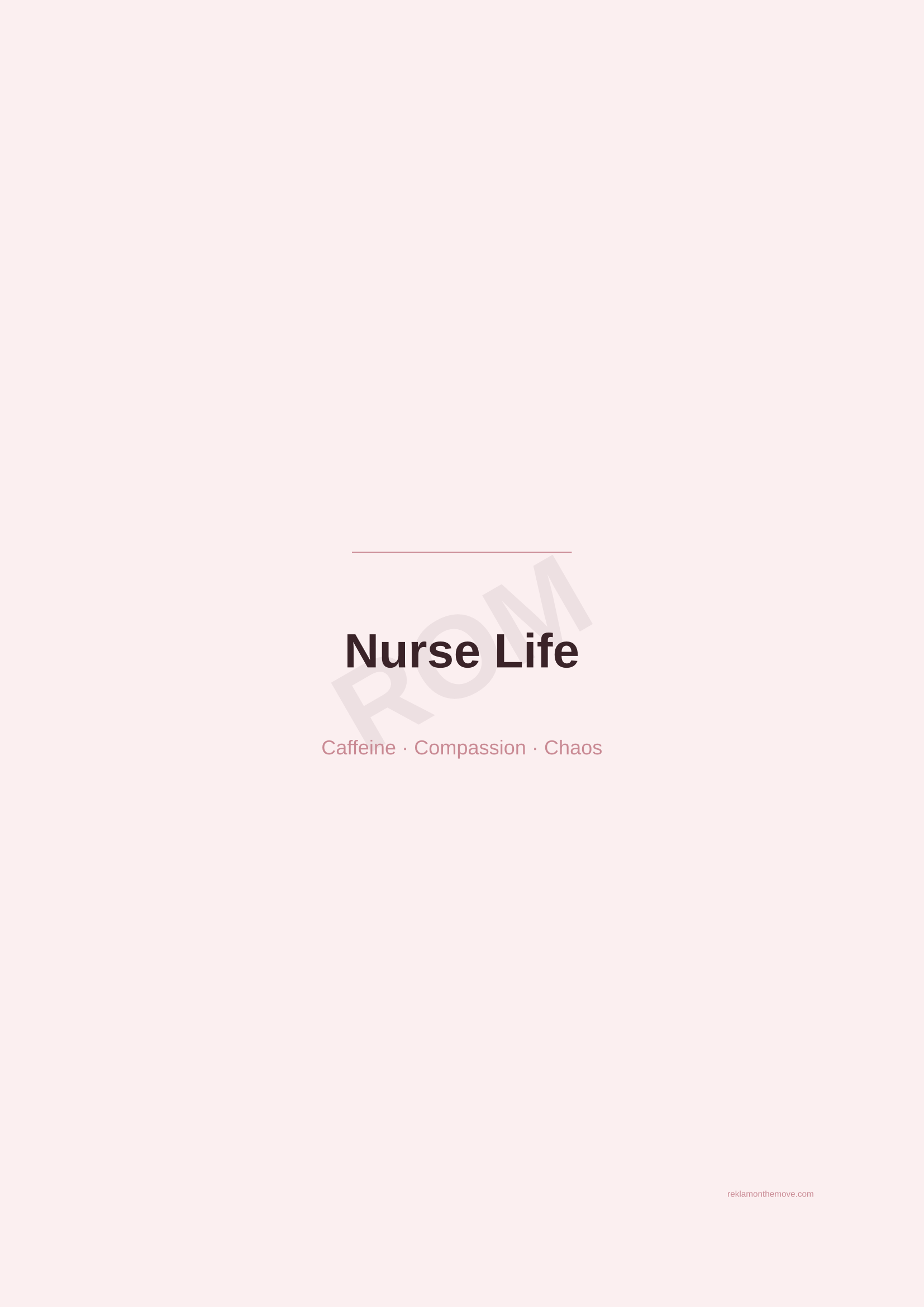 Nurse Life · Gül — ROM dijital ürün önizlemesi (filigranlı)