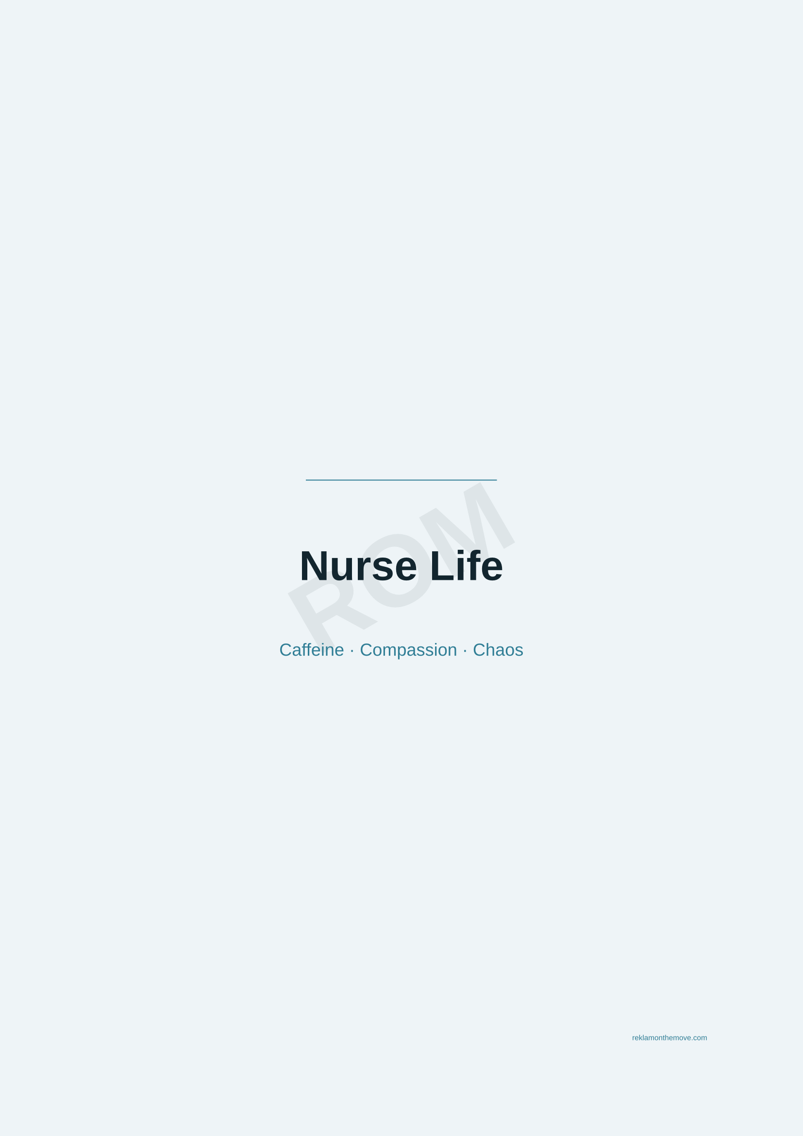 Nurse Life · Okyanus — ROM dijital ürün önizlemesi (filigranlı)